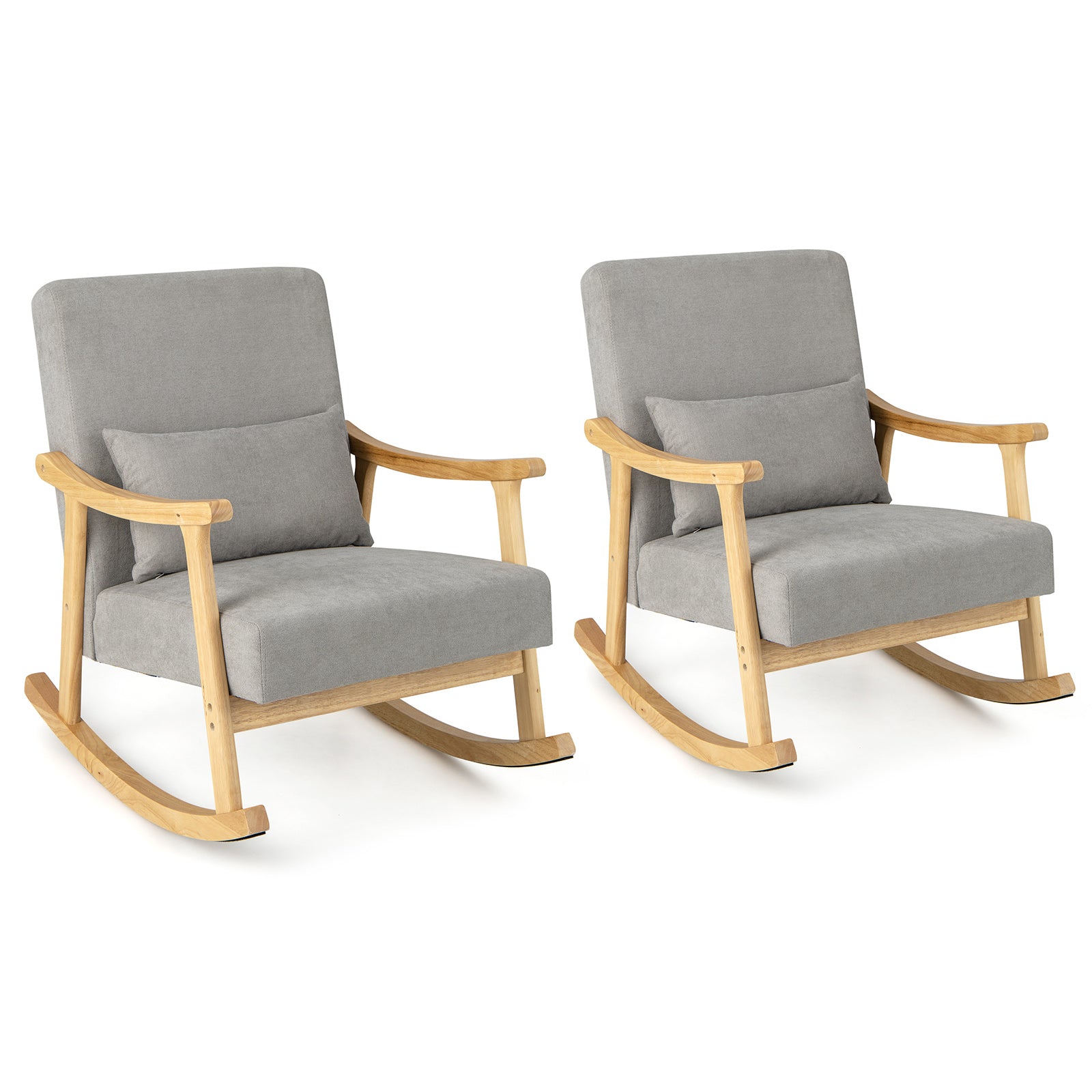 Nursery_Rocking_Accent_Chair_Rocker_Armchair_with_Rubber_Wood_Armrests Anti-slip felt foot pads protect floors and improve stability
