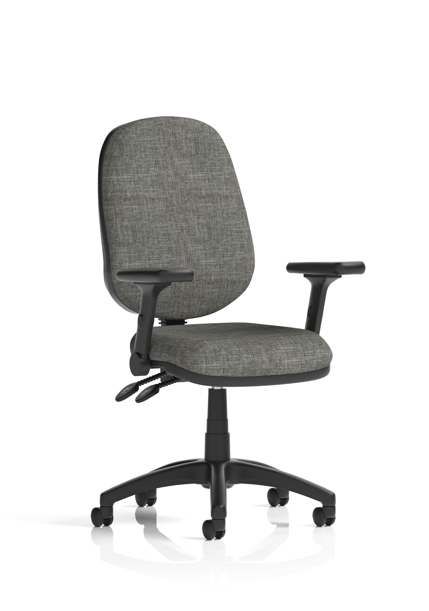 Image ForBrunswick Deluxe Medium Back Stacking Visitor Office Chair with Arms Bespoke