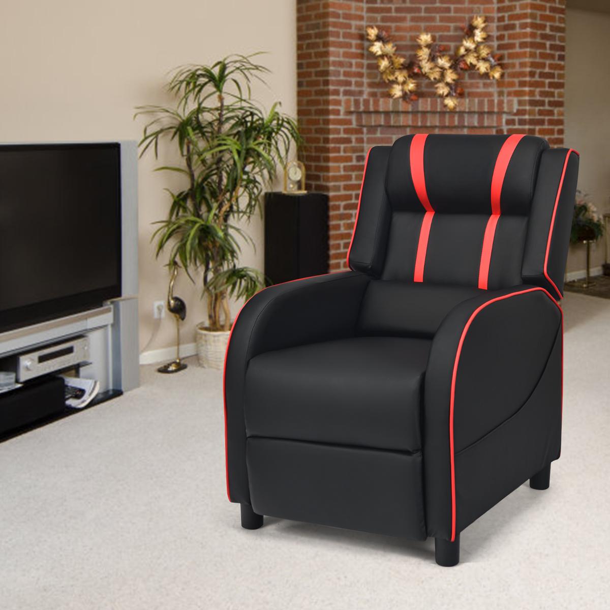 Adjustable Gaming Chair with Footrest Headrest and Lumbar Support - ChairwayUK