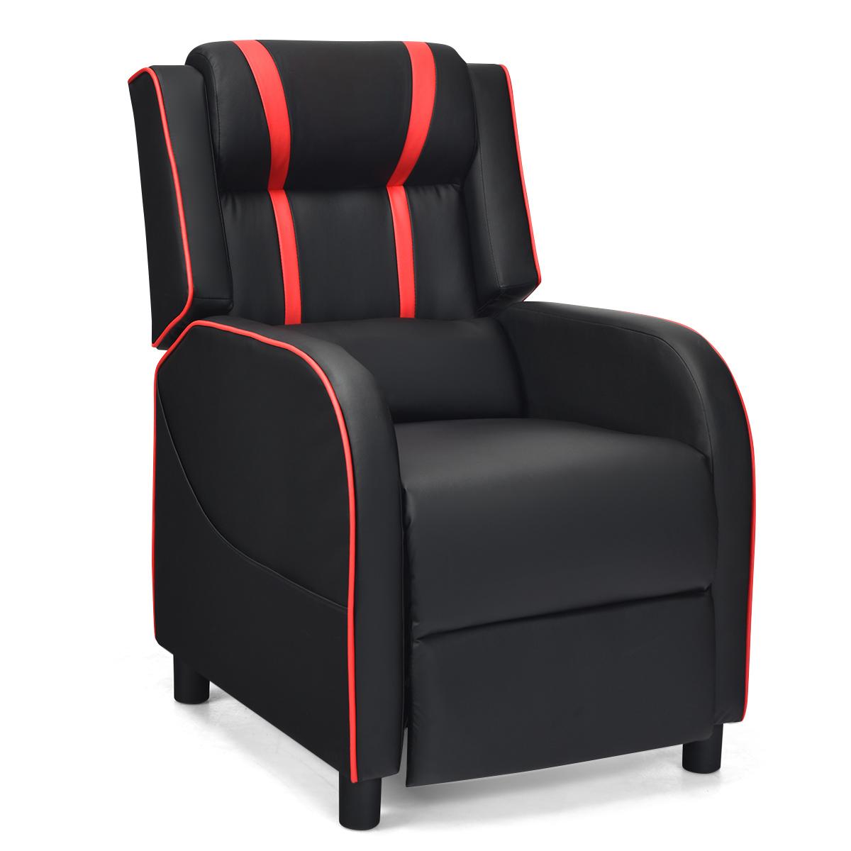 Adjustable Gaming Chair with Footrest Headrest and Lumbar Support - ChairwayUK