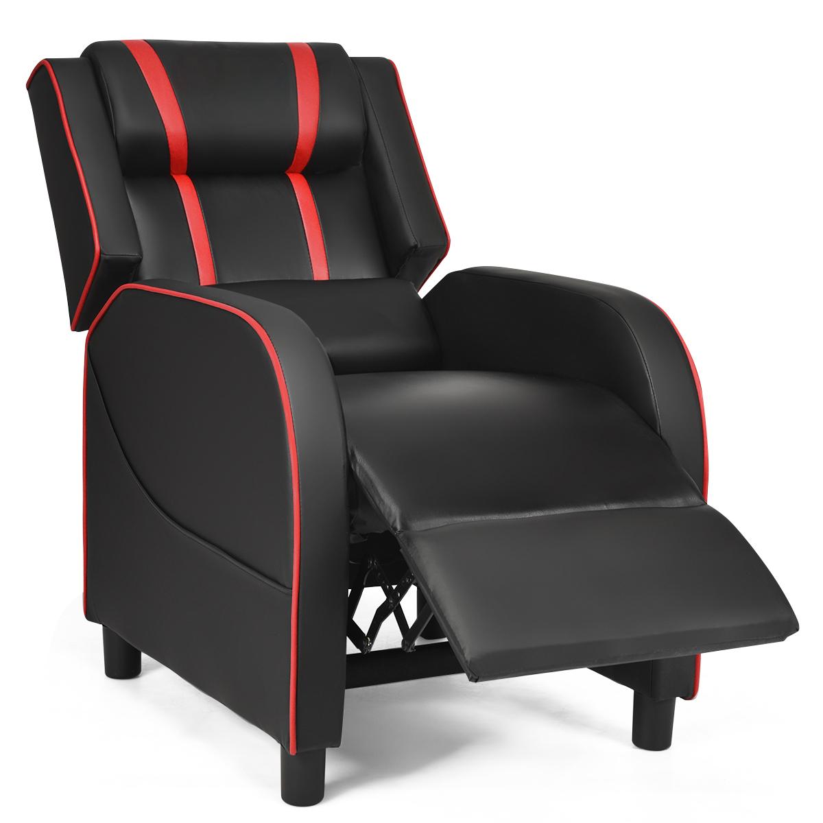 Adjustable Gaming Chair with Footrest Headrest and Lumbar Support - ChairwayUK