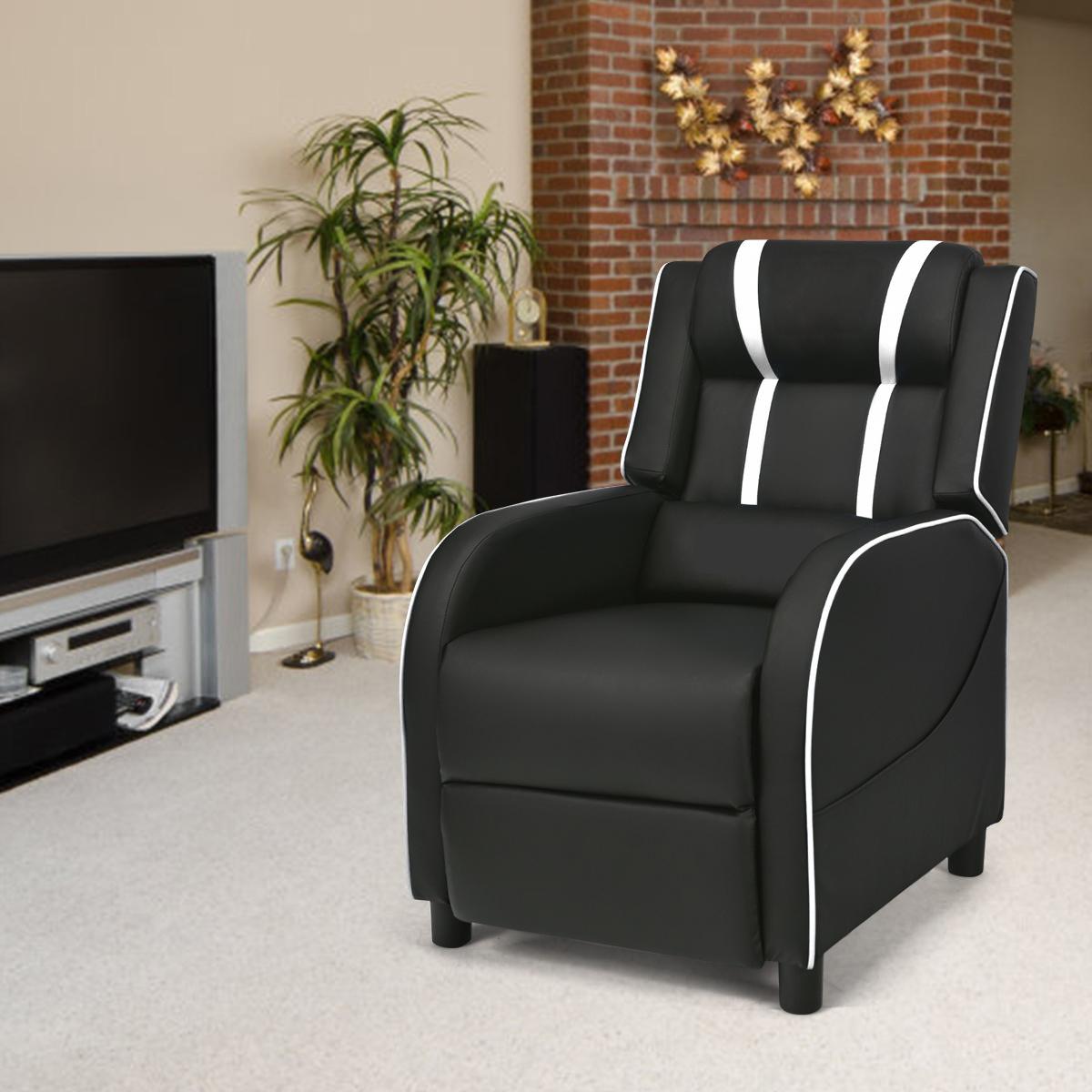Adjustable Gaming Chair with Footrest Headrest and Lumbar Support - ChairwayUK