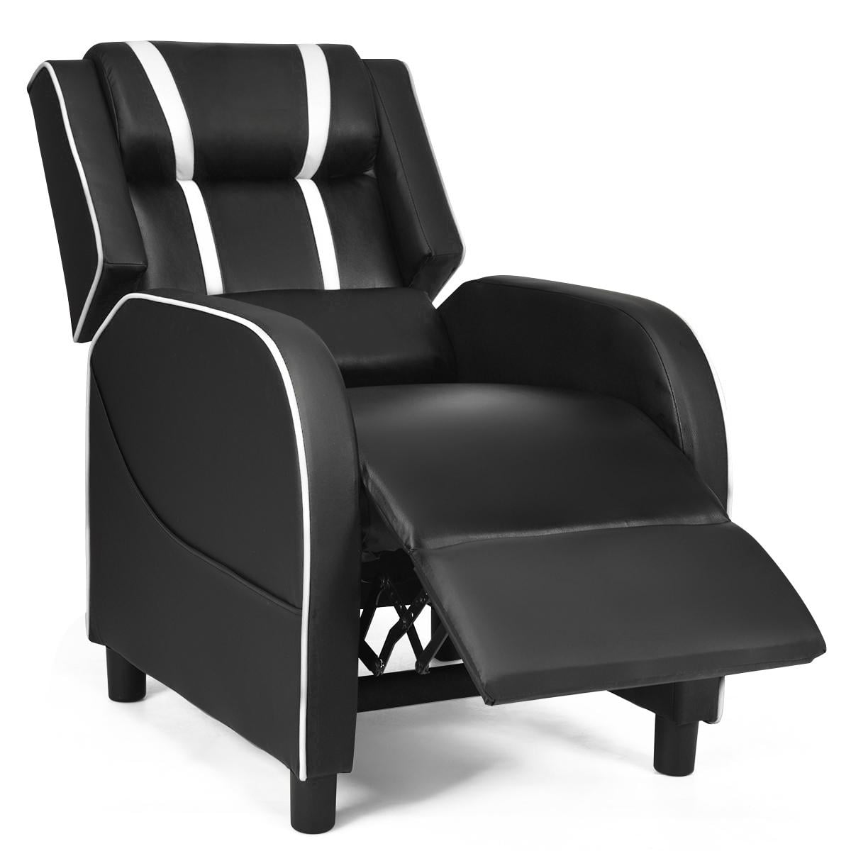 Adjustable Gaming Chair with Footrest Headrest and Lumbar Support - ChairwayUK