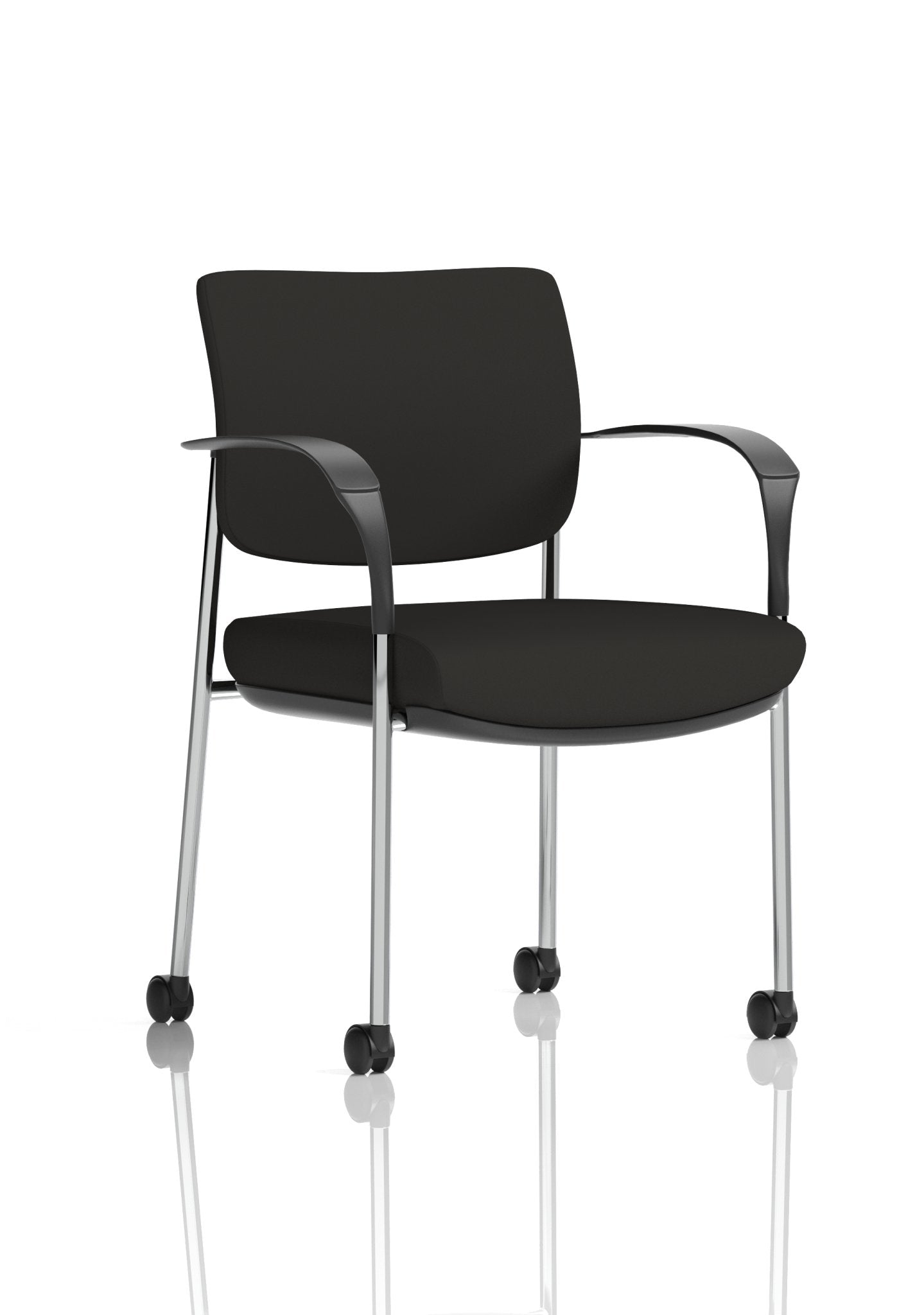 Brunswick Deluxe Medium Back Stacking Visitor Office Chair with Arms with Castors - ChairwayUKVisitorBR000315Image ForBella Medium Back Executive Office Chair with Arms