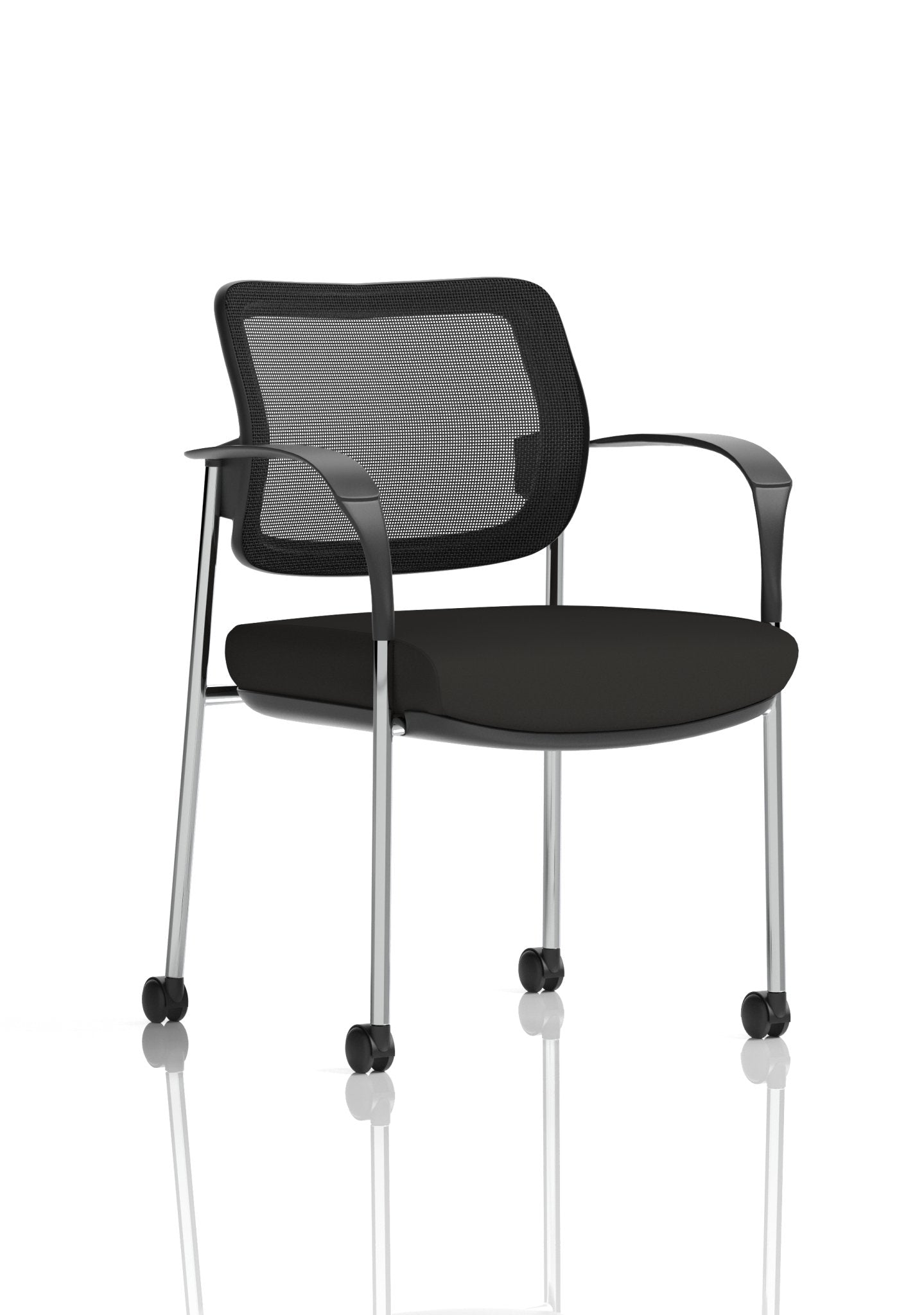 Brunswick Deluxe Medium Back Stacking Visitor Office Chair with Arms with Castors - ChairwayUKVisitorBR000317Image ForBella Medium Back Executive Office Chair with Arms