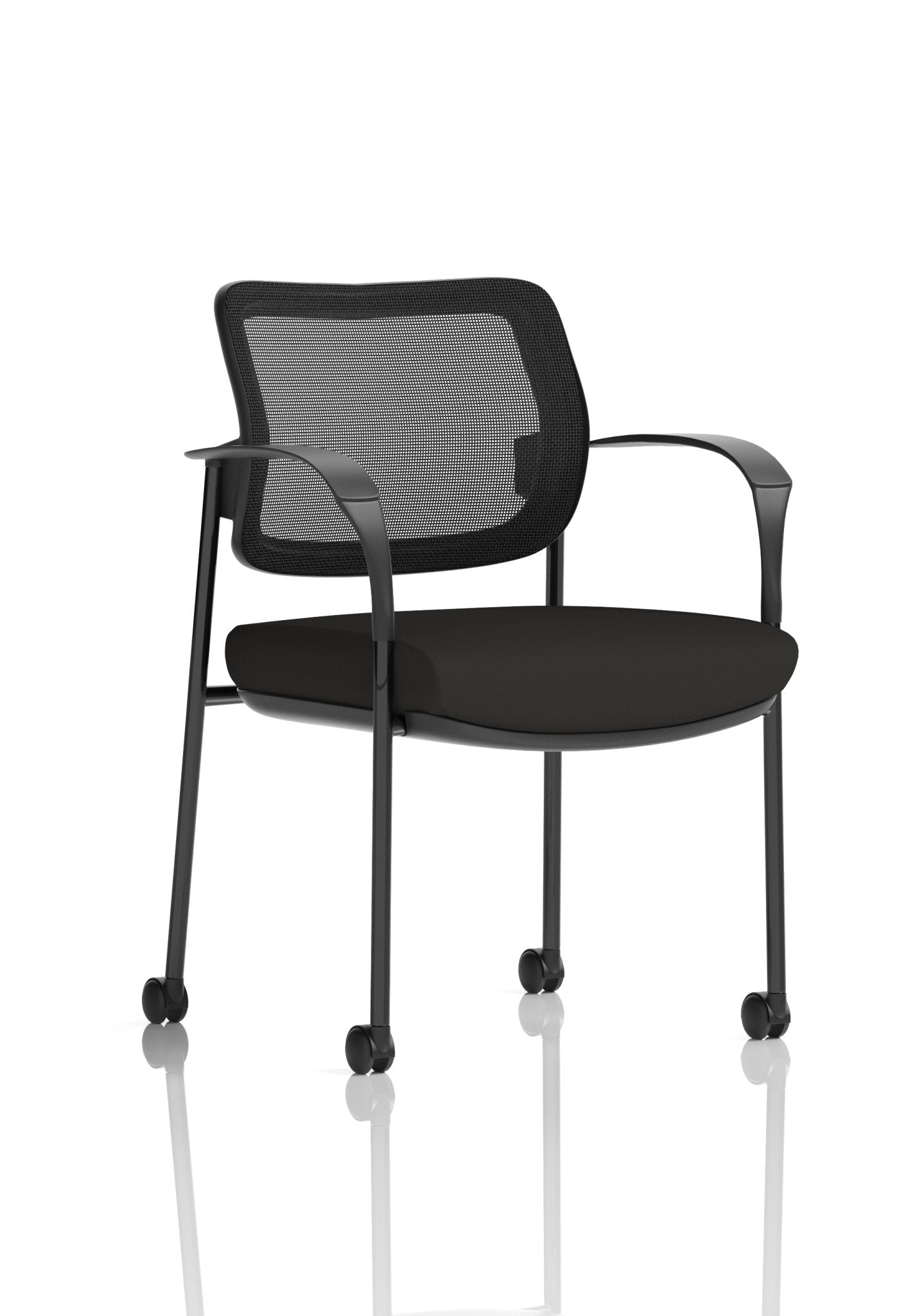 Brunswick Deluxe Medium Back Stacking Visitor Office Chair with Arms with Castors - ChairwayUKVisitorBR000318Image ForBella Medium Back Executive Office Chair with Arms