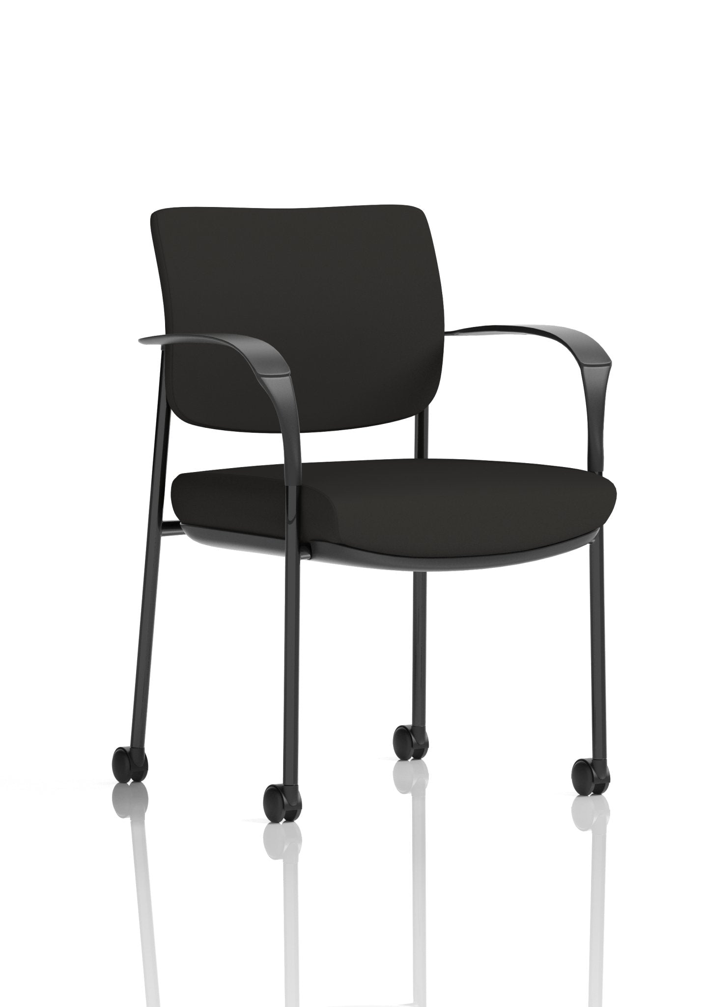 Brunswick Deluxe Medium Back Stacking Visitor Office Chair with Arms with Castors - ChairwayUKVisitorBR000316Image ForBella Medium Back Executive Office Chair with Arms