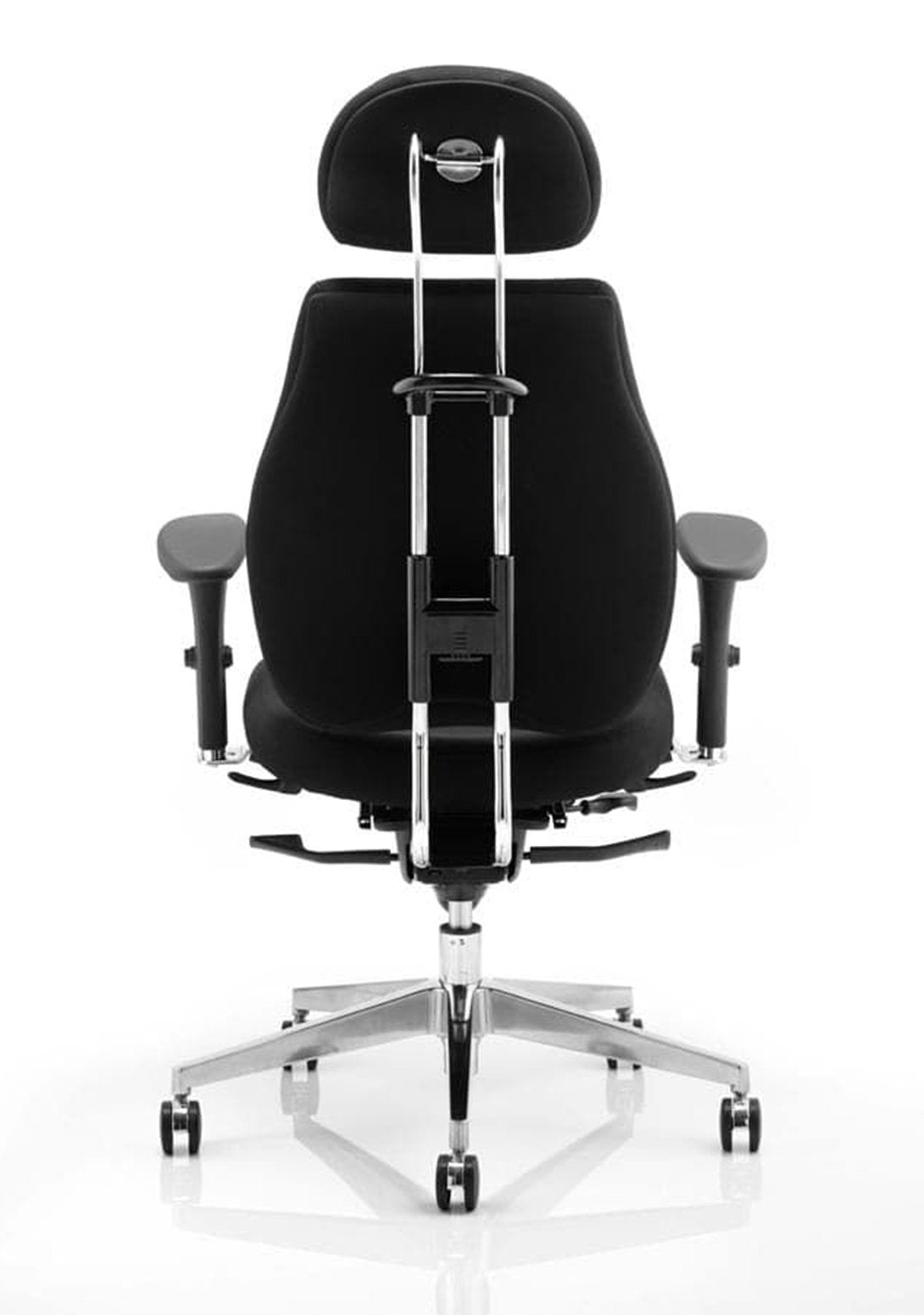 Chiro Plus High Back Ergonomic Posture Chair Black with Arms - ChairwayUKHome Office ChairPO000002Image ForChiro Plus High Back Ergonomic Posture Chair Black with Arms