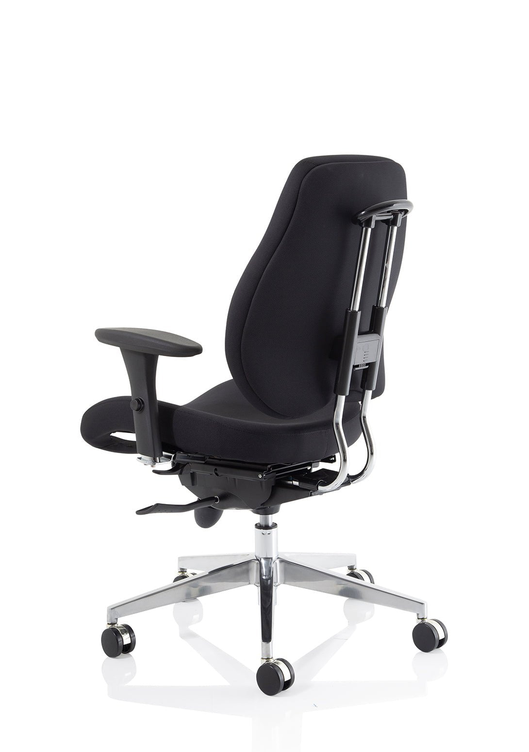 Chiro Plus High Back Ergonomic Posture Chair Black with Arms - ChairwayUKHome Office ChairPO000001Image ForChiro Plus High Back Ergonomic Posture Chair Black with Arms