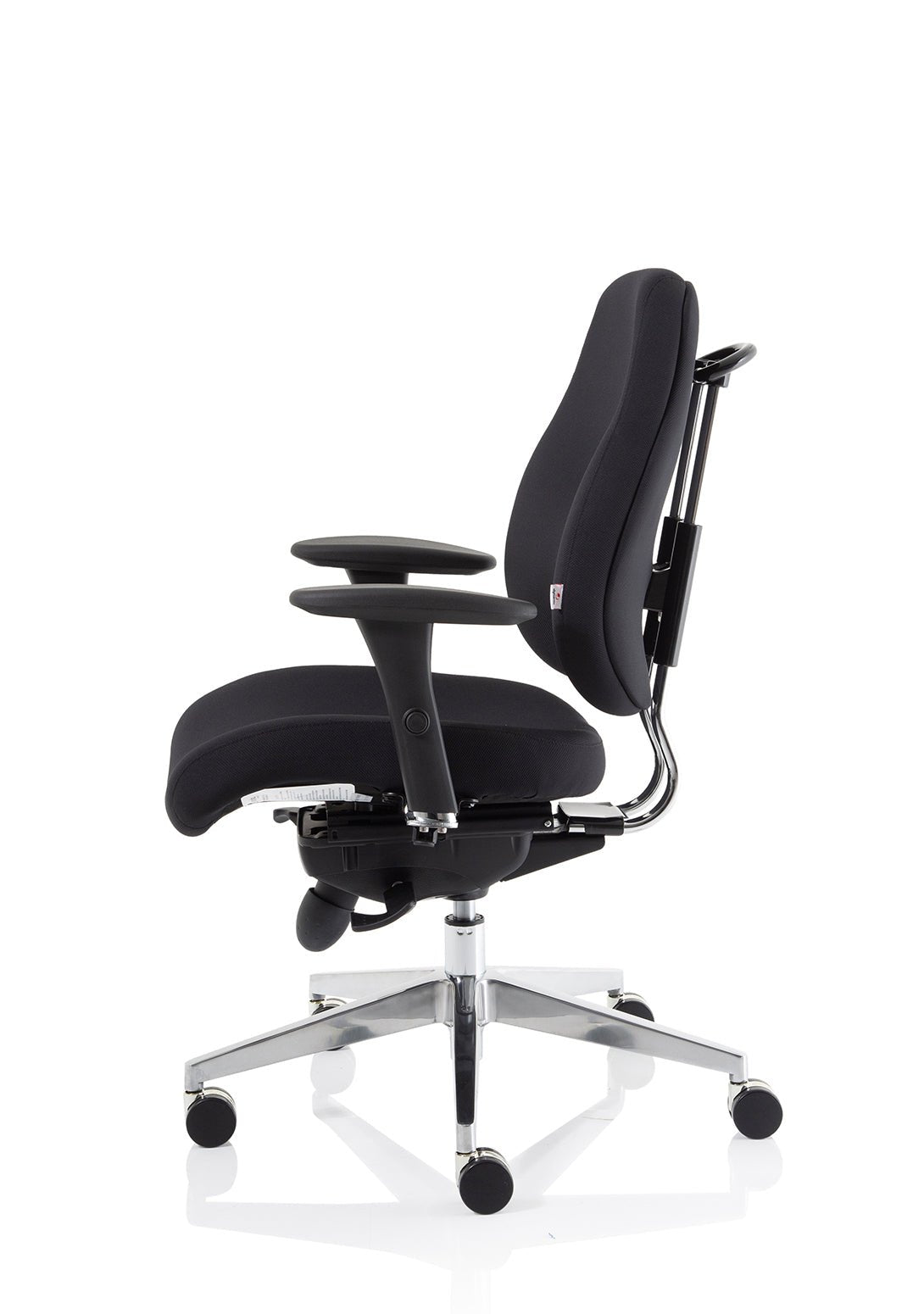 Chiro Plus High Back Ergonomic Posture Chair Black with Arms - ChairwayUKHome Office ChairPO000001Image ForChiro Plus High Back Ergonomic Posture Chair Black with Arms