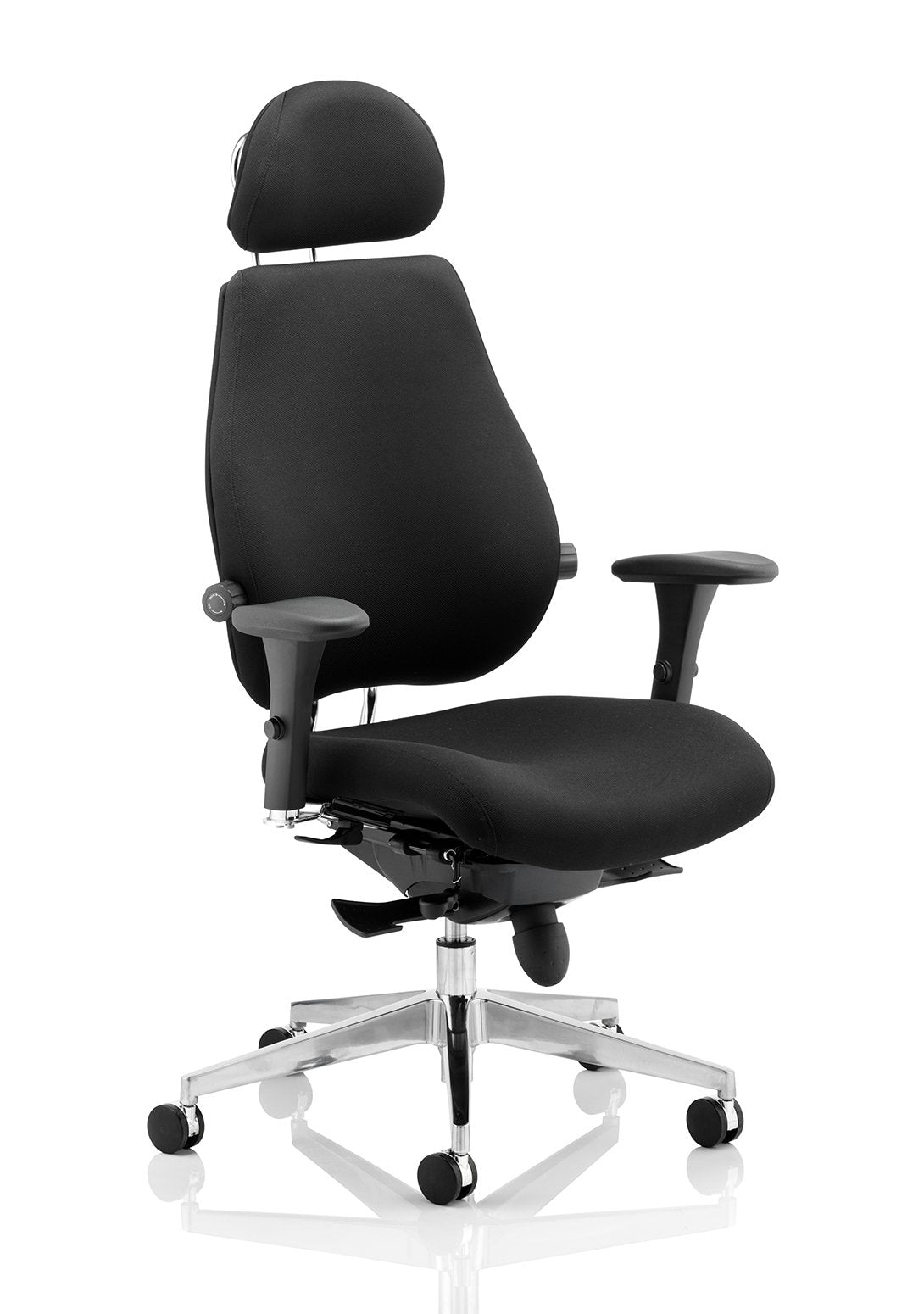 Chiro Plus Ultimate High Back Ergonomic Posture Chair with Arms and Headrest - ChairwayUKHome Office ChairPO000011Image ForChiro Plus Ultimate High Back Ergonomic Posture Chair with Arms and Headrest