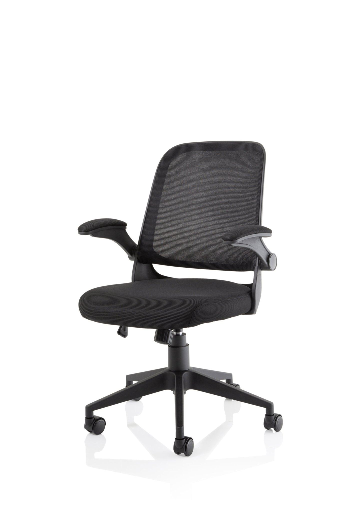 Crew Task Operator Mesh Chair With Folding Arms - ChairwayUKHome Office ChairOP000318Image ForCrew Task Operator Mesh Chair With Folding Arms