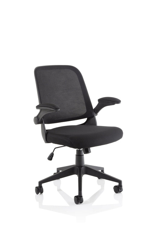 Crew Task Operator Mesh Chair With Folding Arms - ChairwayUKHome Office ChairOP000318Crew Task Operator Mesh Chair With Folding Arms - ChairwayUKHome Office ChairOP000318Image ForCrew Task Operator Mesh Chair With Folding Arms
