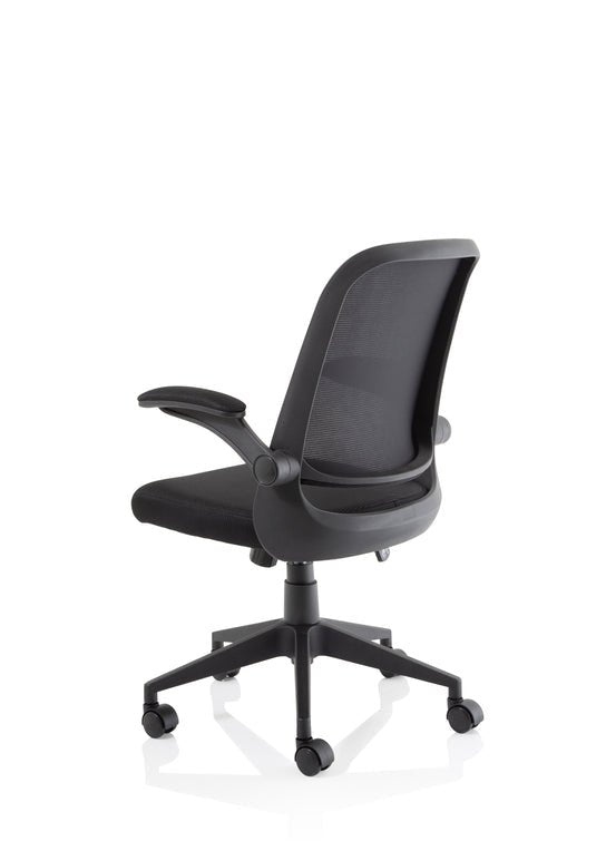 Crew Task Operator Mesh Chair With Folding Arms - ChairwayUKHome Office ChairOP000318Image ForCrew Task Operator Mesh Chair With Folding Arms