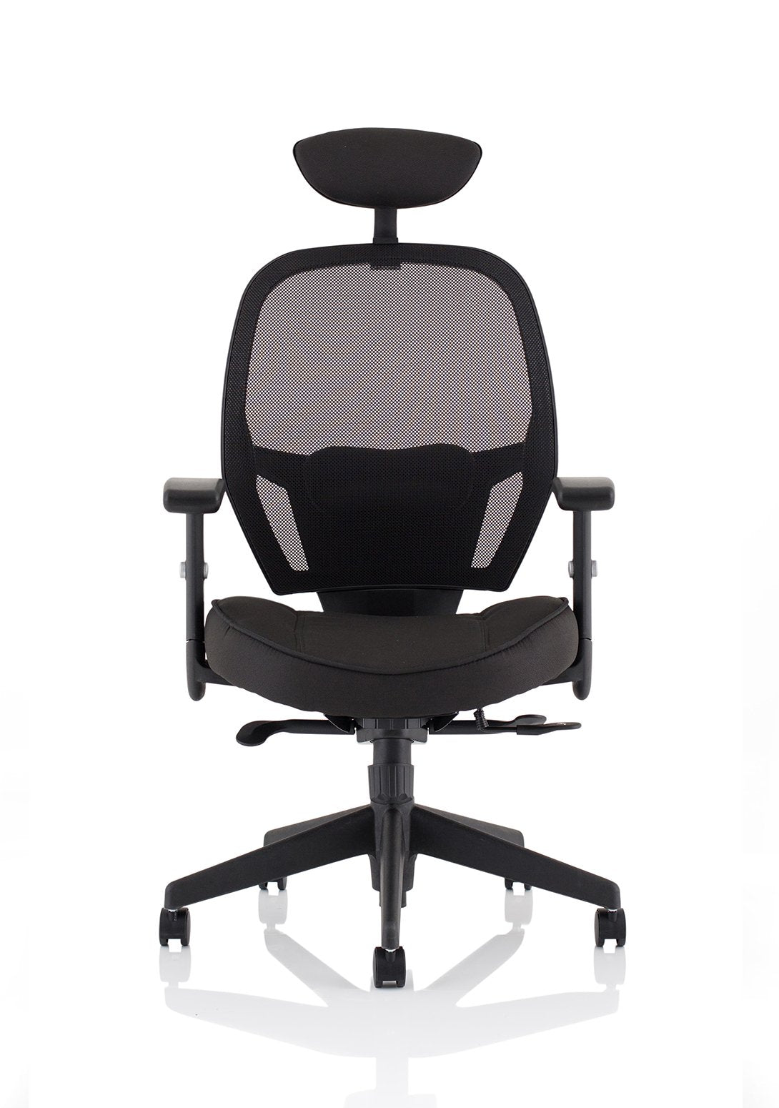 Denver High Mesh Back Black Task Operator Office Chair with Arms - ChairwayUKHome Office ChairOP000234Denver High Mesh Back Black Task Operator Office Chair with Arms - ChairwayUKHome Office ChairOP000234Image ForDenver High Mesh Back Black Task Operator Office Chair with Arms
