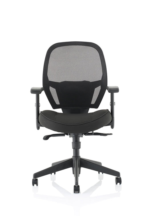Denver High Mesh Back Black Task Operator Office Chair with Arms - ChairwayUKHome Office ChairOP000234Denver High Mesh Back Black Task Operator Office Chair with Arms - ChairwayUKHome Office ChairOP000234Image ForDenver High Mesh Back Black Task Operator Office Chair with Arms