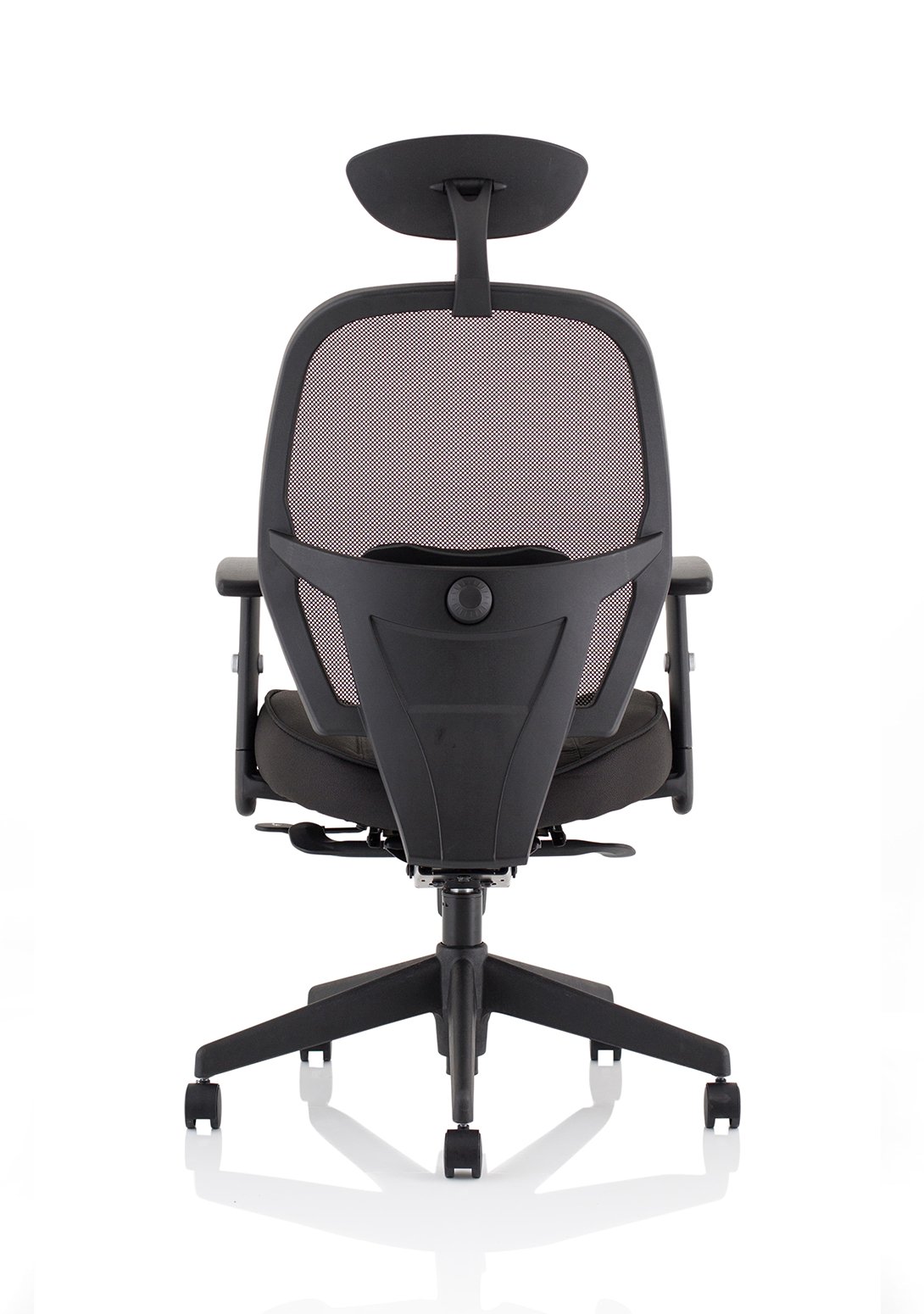 Denver High Mesh Back Black Task Operator Office Chair with Arms - ChairwayUKHome Office ChairOP000234Image ForDenver High Mesh Back Black Task Operator Office Chair with Arms