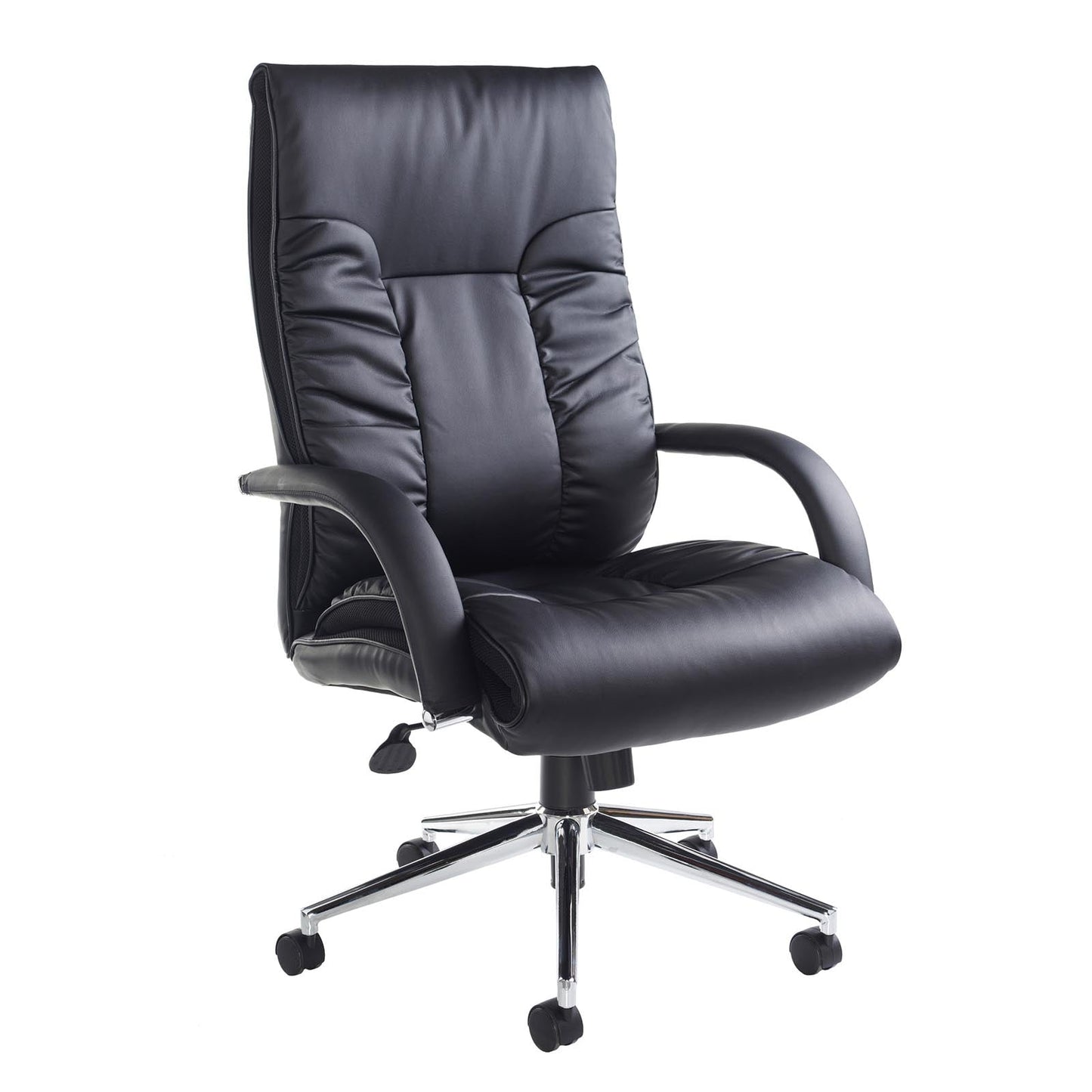 Derby high back executive chair - Black Faux Leather - ChairwayUKExecutiveDER300T1 - BLKDerby high back executive chair - Black Faux Leather