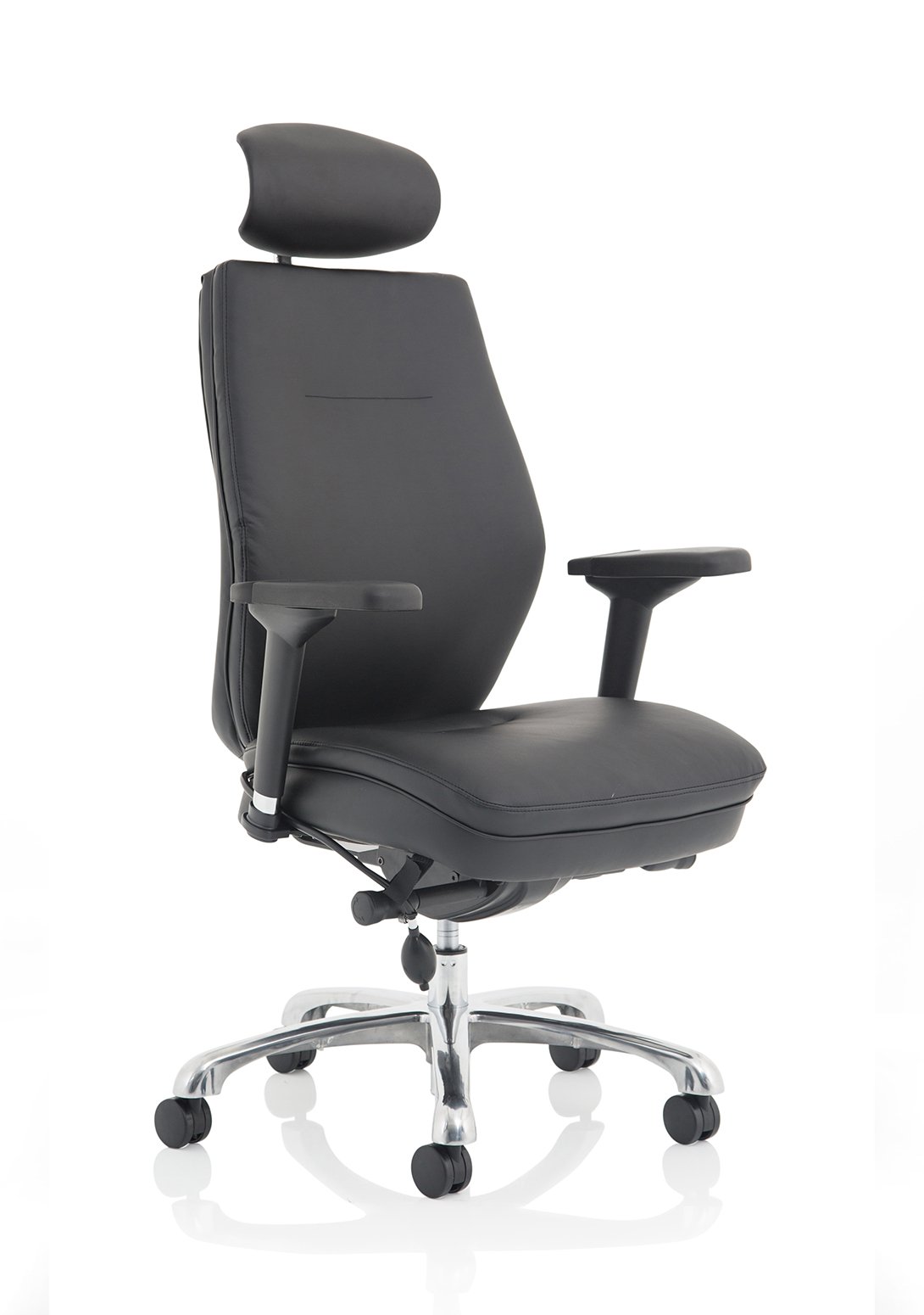Desire High Back Leather Executive Office Chair with Arms - ChairwayUKHome Office ChairPO000065Desire High Back Leather Executive Office Chair with Arms - ChairwayUKHome Office ChairPO000065Black Office Chair with Arms