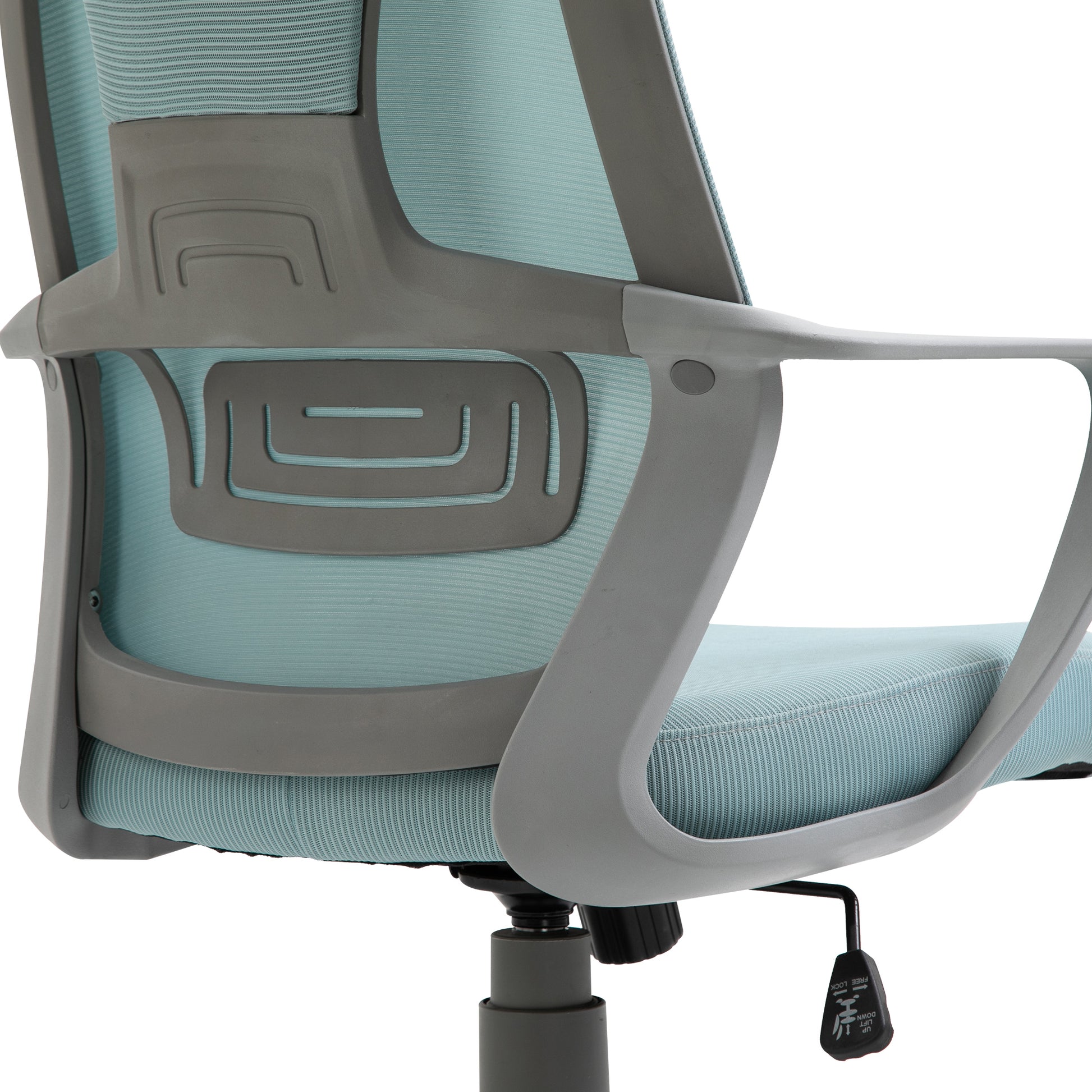 Image for Vinsetto Ergonomic Office Chair w/ Wheel, High Mesh Back, Adjustable Height Home Office Chair - Blue