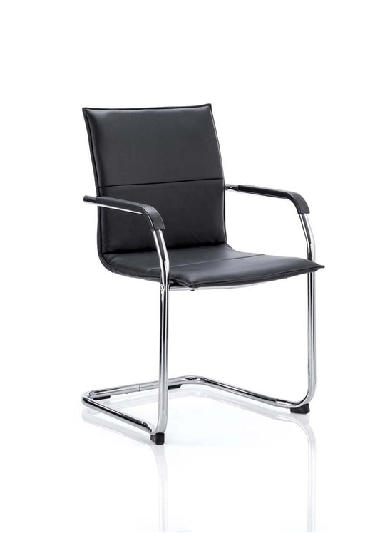 Echo Medium Back Leather Cantilever Visitor Chair with Arms - ChairwayUKHome Office ChairBR000178Echo Medium Back Leather Cantilever Visitor Chair with Arms - ChairwayUKHome Office ChairBR000178Cantilever Office Chair