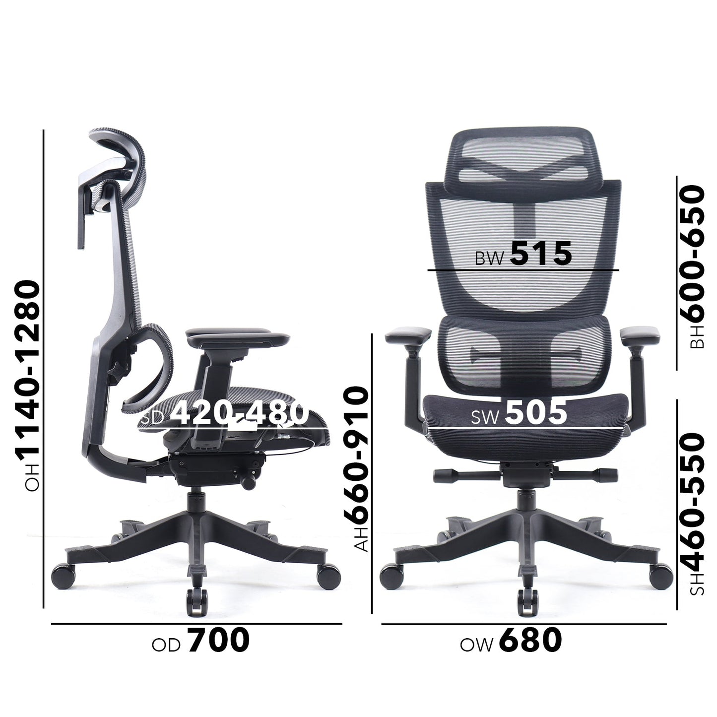 Elise mesh back operator chair - ChairwayUKOperator ChairELS300K2 - KElise mesh back operator chair