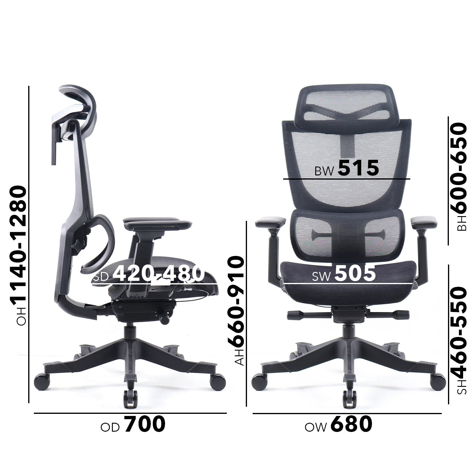 Elise mesh back operator chair - ChairwayUKOperator ChairELS300K2 - KElise mesh back operator chair