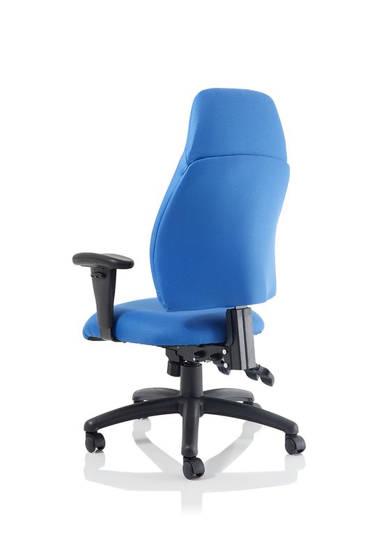 Esme High Back Task Operator Chair with Arms - ChairwayUKOperator ChairOP000233Image For Eclipse Plus II Deluxe Mesh Back Task Operator Office Chair