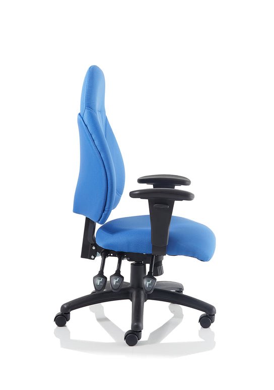Esme High Back Task Operator Chair with Arms - ChairwayUKOperator ChairOP000233Image For Eclipse Plus II Deluxe Mesh Back Task Operator Office Chair