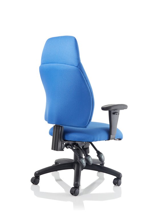 Esme High Back Task Operator Chair with Arms - ChairwayUKOperator ChairOP000233Image For Eclipse Plus II Deluxe Mesh Back Task Operator Office Chair