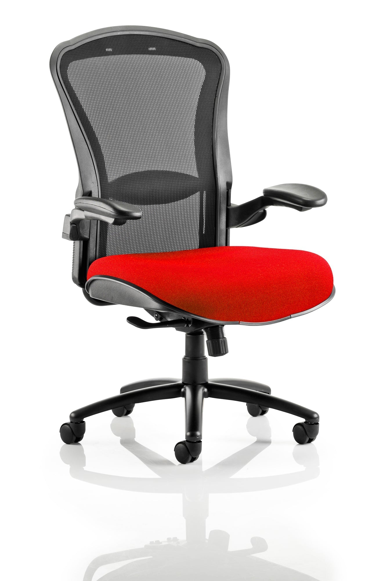 Houston High Mesh Back Heavy Duty Task Operator Office Chair with Arms - ChairwayUKHeavy DutyKCUP0993Image ForBrunswick Deluxe Medium Back Stacking Visitor Office Chair with Arms