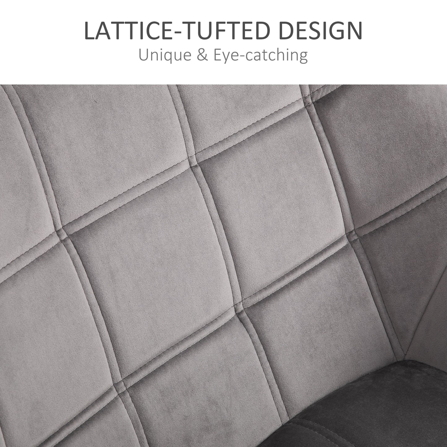 Armchair Accent Chair, Vanity Chair with Wide Arms, Slanted Back, Padding, Metal Frame, Wooden Legs, Home Bedroom Furniture Seating, Set of 2