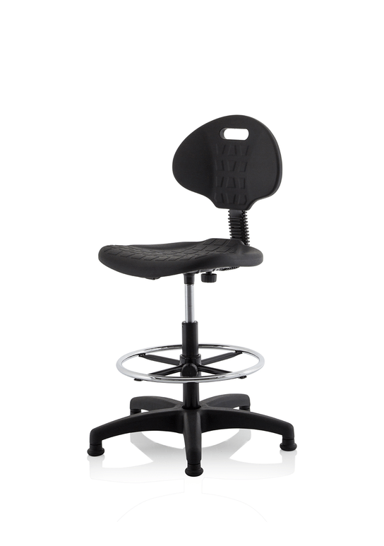 Malaga Polyurethane Medium Back Hi Rise Draughtsman Task Operator Office Chair - ChairwayUKOperator ChairOP000089Image For Eclipse Plus II Medium Mesh Back Task Operator Office Chair