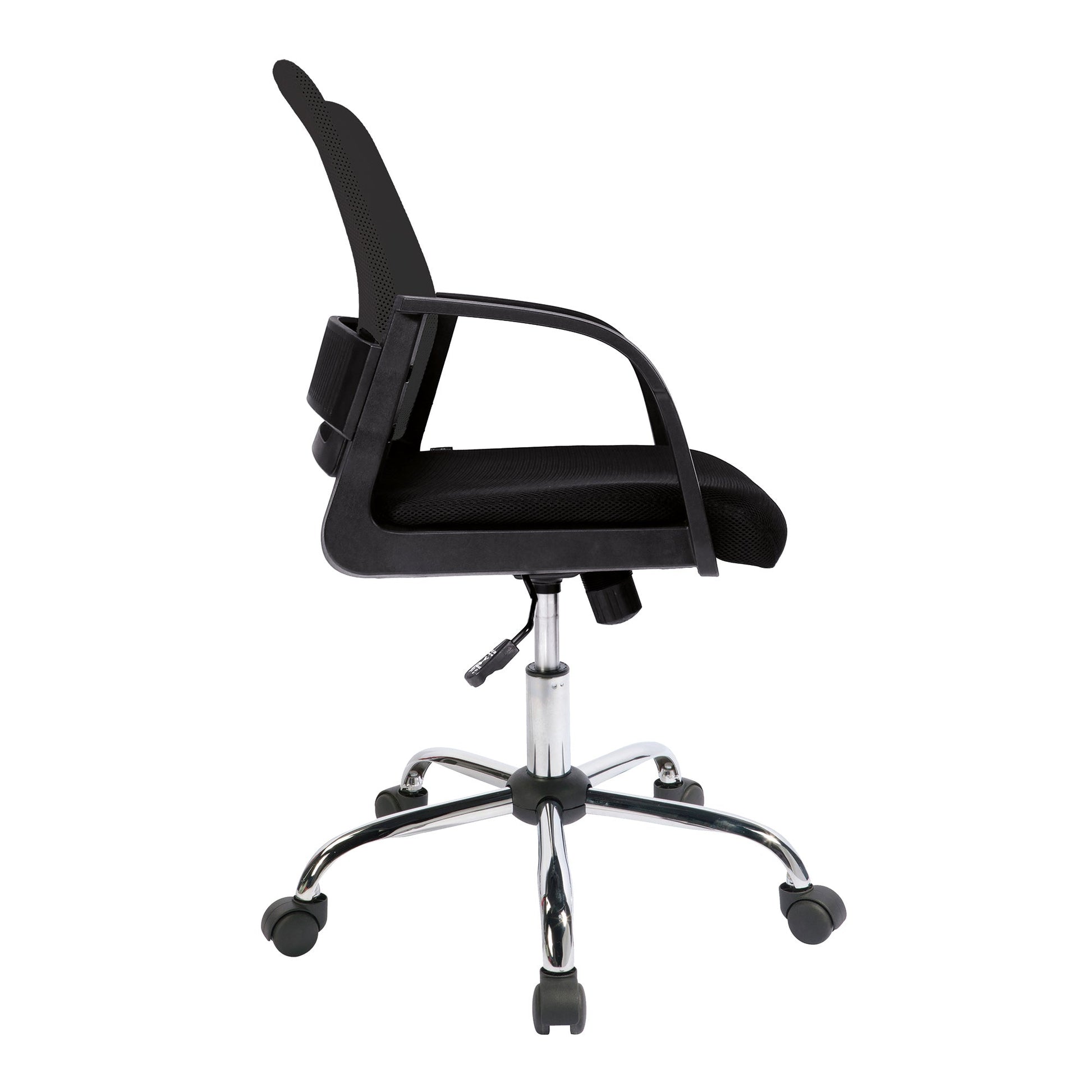 Nautilus Calypso - Medium Mesh Back Task Operator Office Armchair with Chrome Base - ChairwayUKOperator ChairBCM/F1204/BKNautilus Calypso - Medium Mesh Back Task Operator Office Armchair with Chrome Base