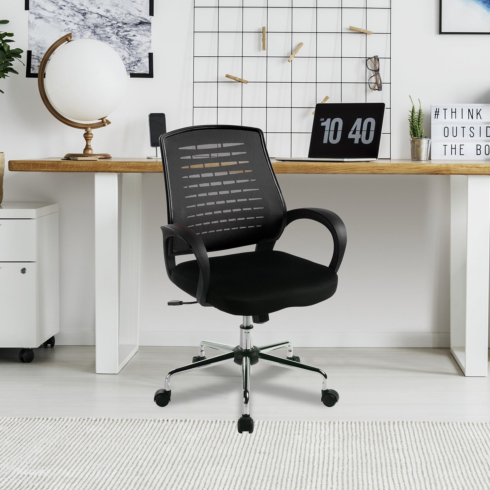 Nautilus Carousel - Medium Mesh Back Operator Office/Home Office Chair - ChairwayUKOperator ChairBCM/F1203/BKNautilus Carousel - Medium Mesh Back Operator Office/Home Office Chair