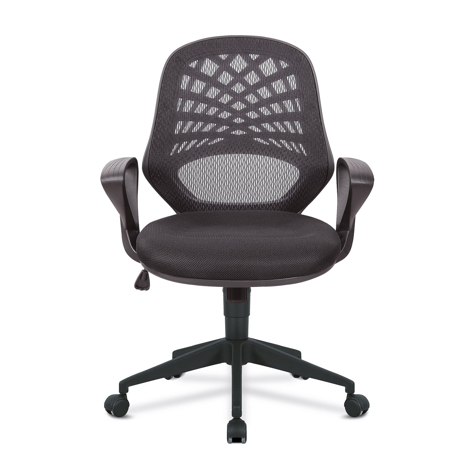 Nautilus Lattice - Mesh Back Operator Armchair with Fluted Black Nylon Base - ChairwayUKOperator ChairBCM/K116/BKNautilus Lattice - Mesh Back Operator Armchair with Fluted Black Nylon Base