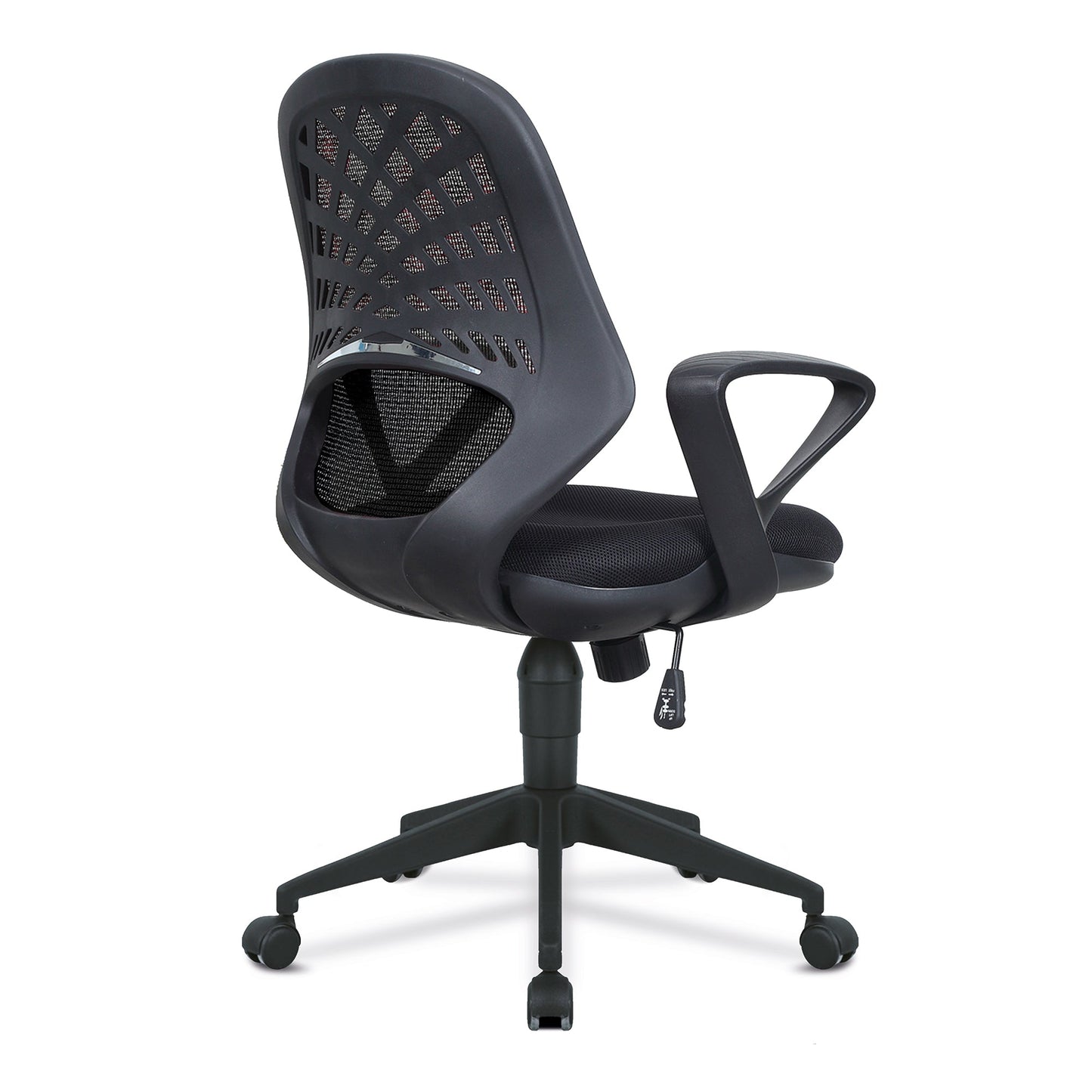 Nautilus Lattice - Mesh Back Operator Armchair with Fluted Black Nylon Base - ChairwayUKOperator ChairBCM/K116/BKNautilus Lattice - Mesh Back Operator Armchair with Fluted Black Nylon Base