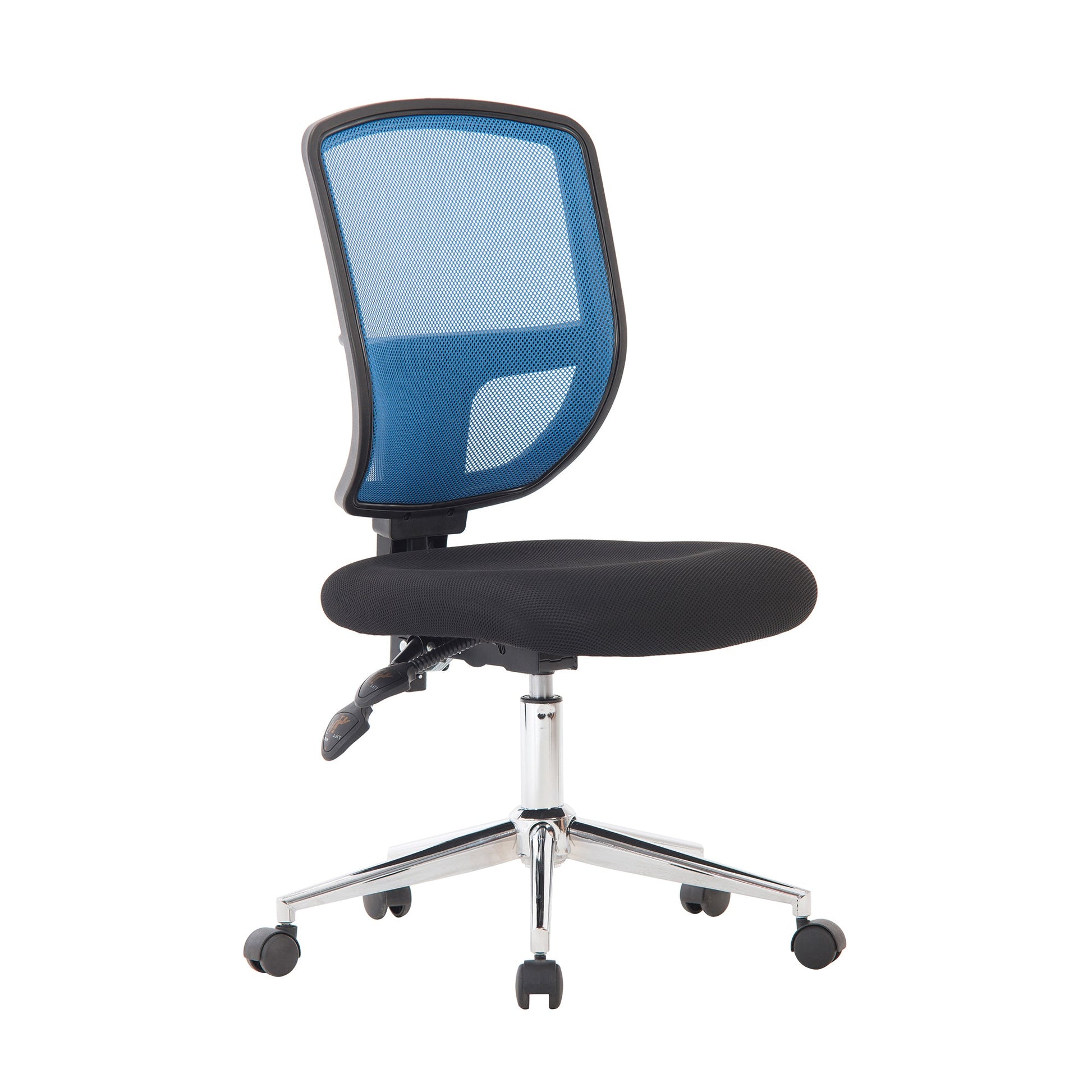 Nautilus Nexus - High Back Two Tone Designer Mesh Operator Chair with Sculptured Lumbar and Spine Support - ChairwayUKOperator ChairBCM/K512/BLNautilus Nexus - High Back Two Tone Designer Mesh Operator Chair with Sculptured Lumbar and Spine Support