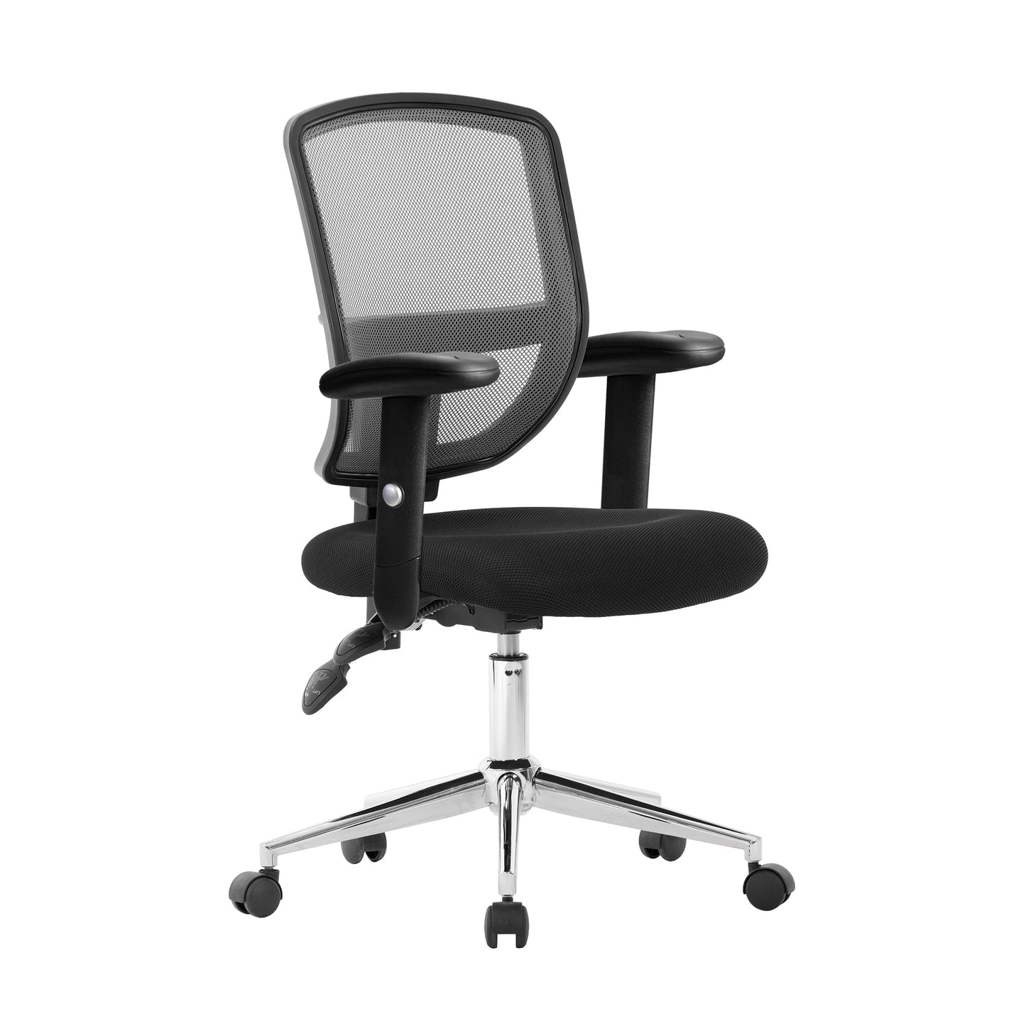 Nautilus Nexus - High Back Two Tone Designer Mesh Operator Chair with Sculptured Lumbar and Spine Support - ChairwayUKOperator ChairBCM/K512/BK/ADTNautilus Nexus - High Back Two Tone Designer Mesh Operator Chair with Sculptured Lumbar and Spine Support