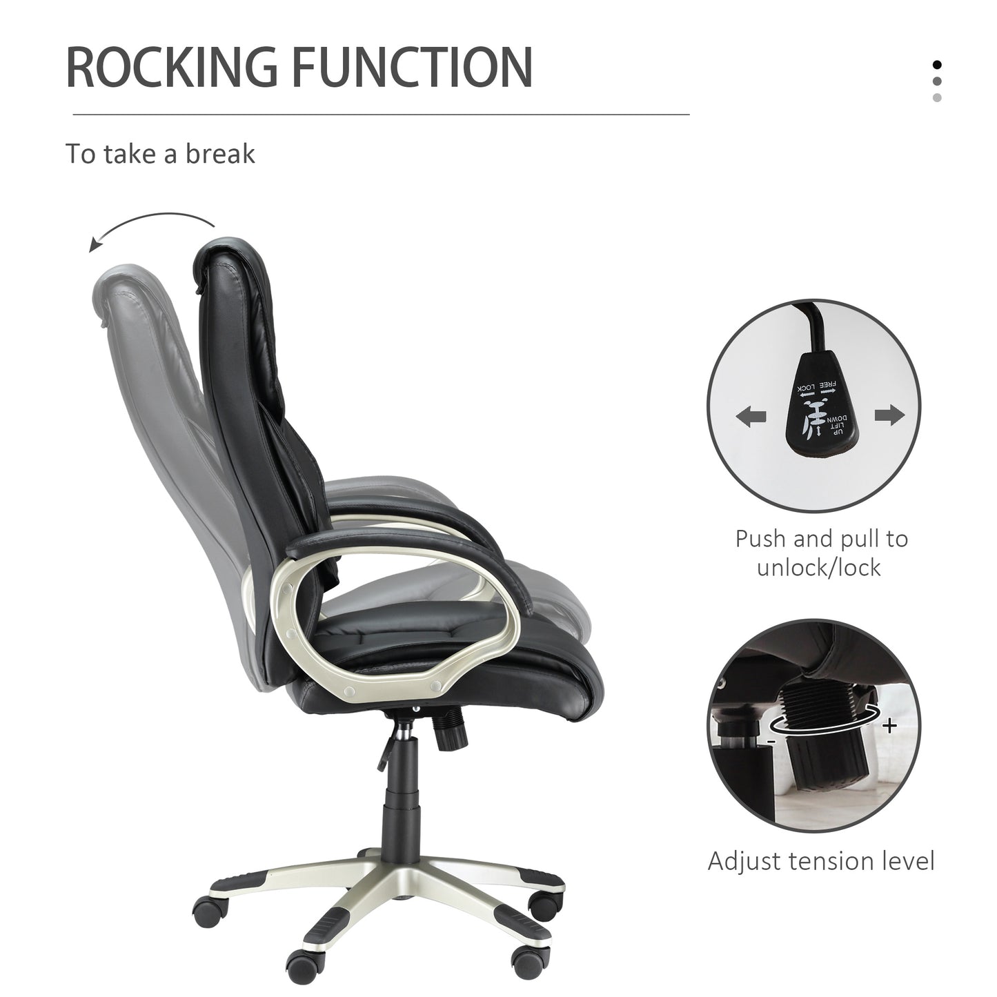 High Back Swivel Computer Chair