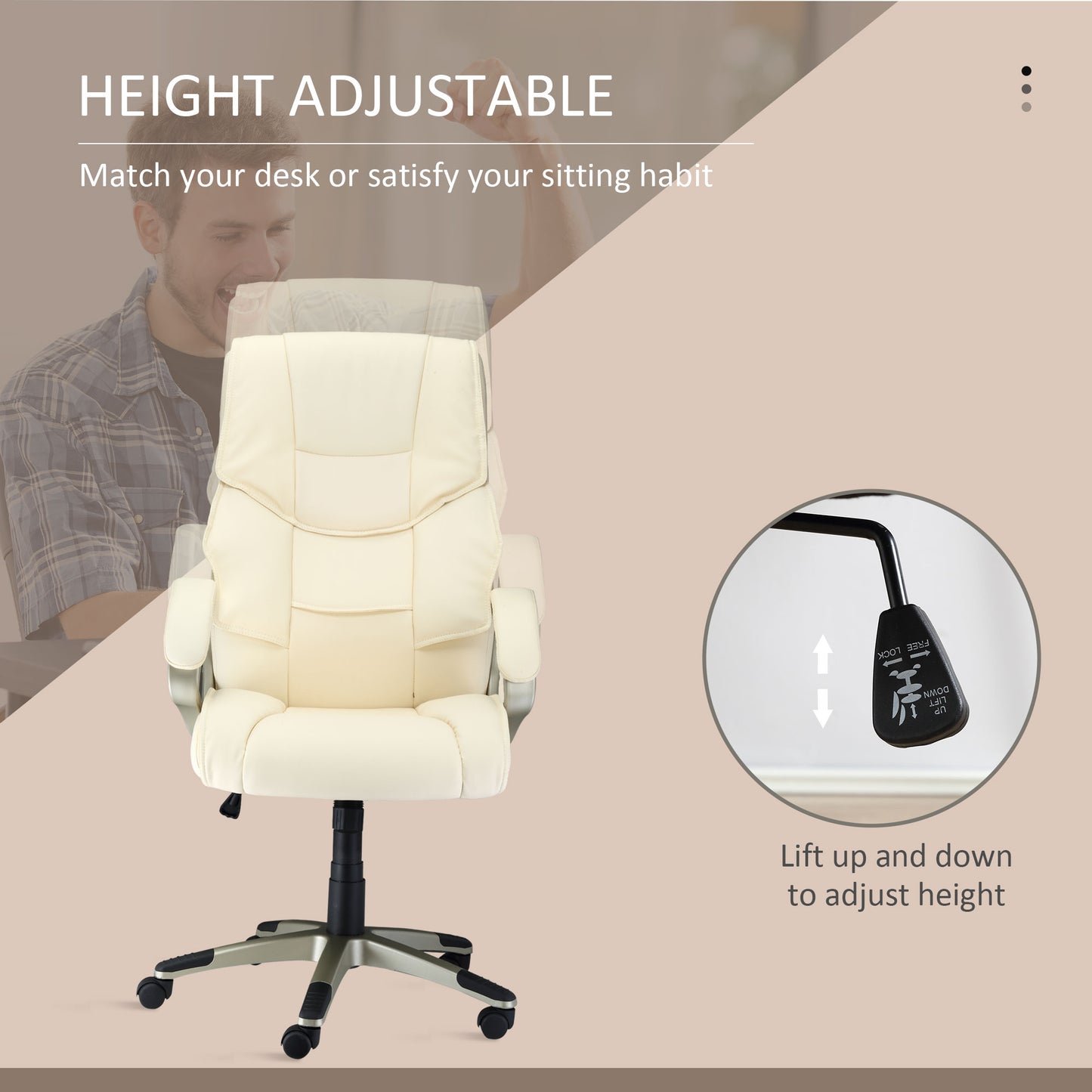 Homcom Computer Chair - Homcom Home Office Chair | ChairwayUK