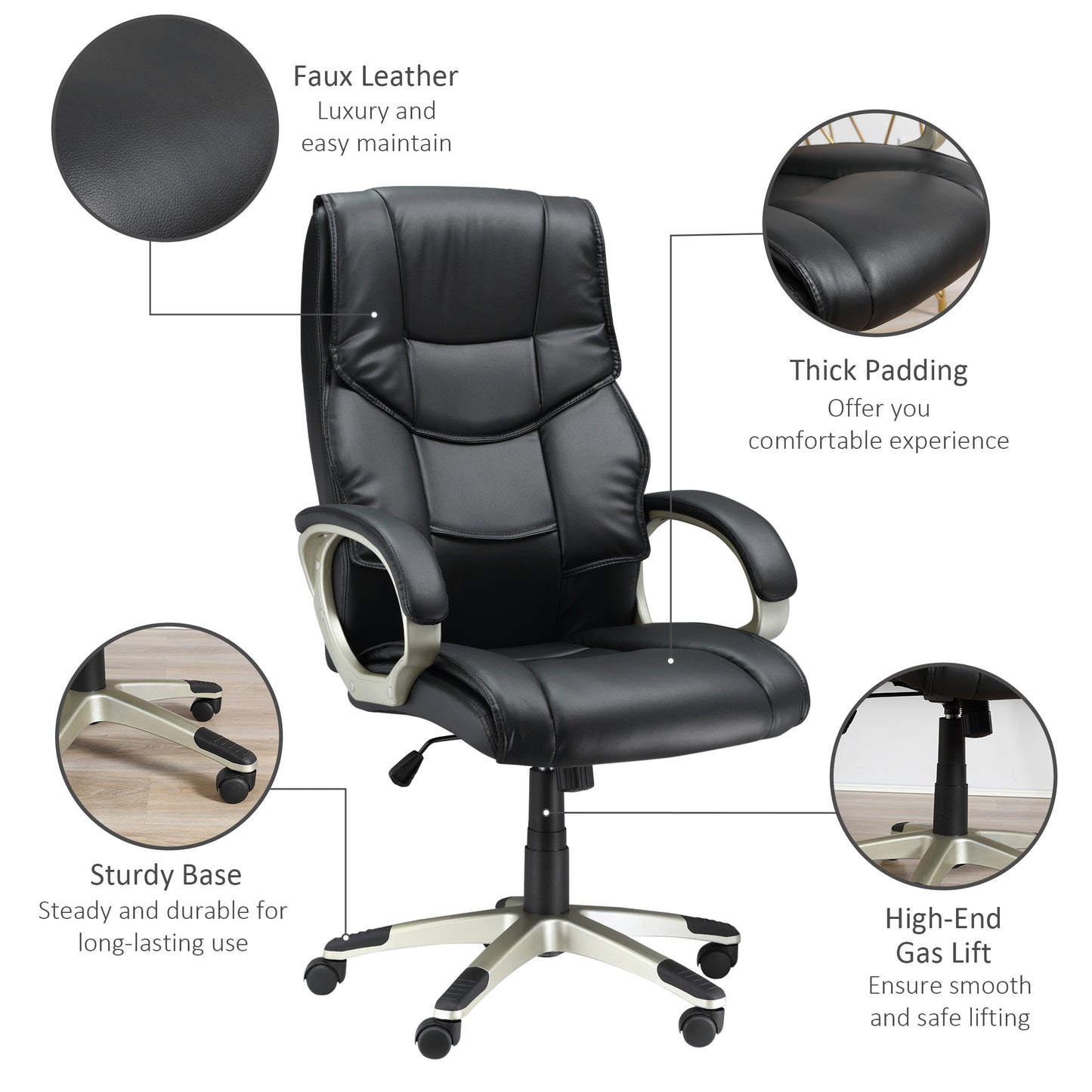 High Back Swivel Computer Chair