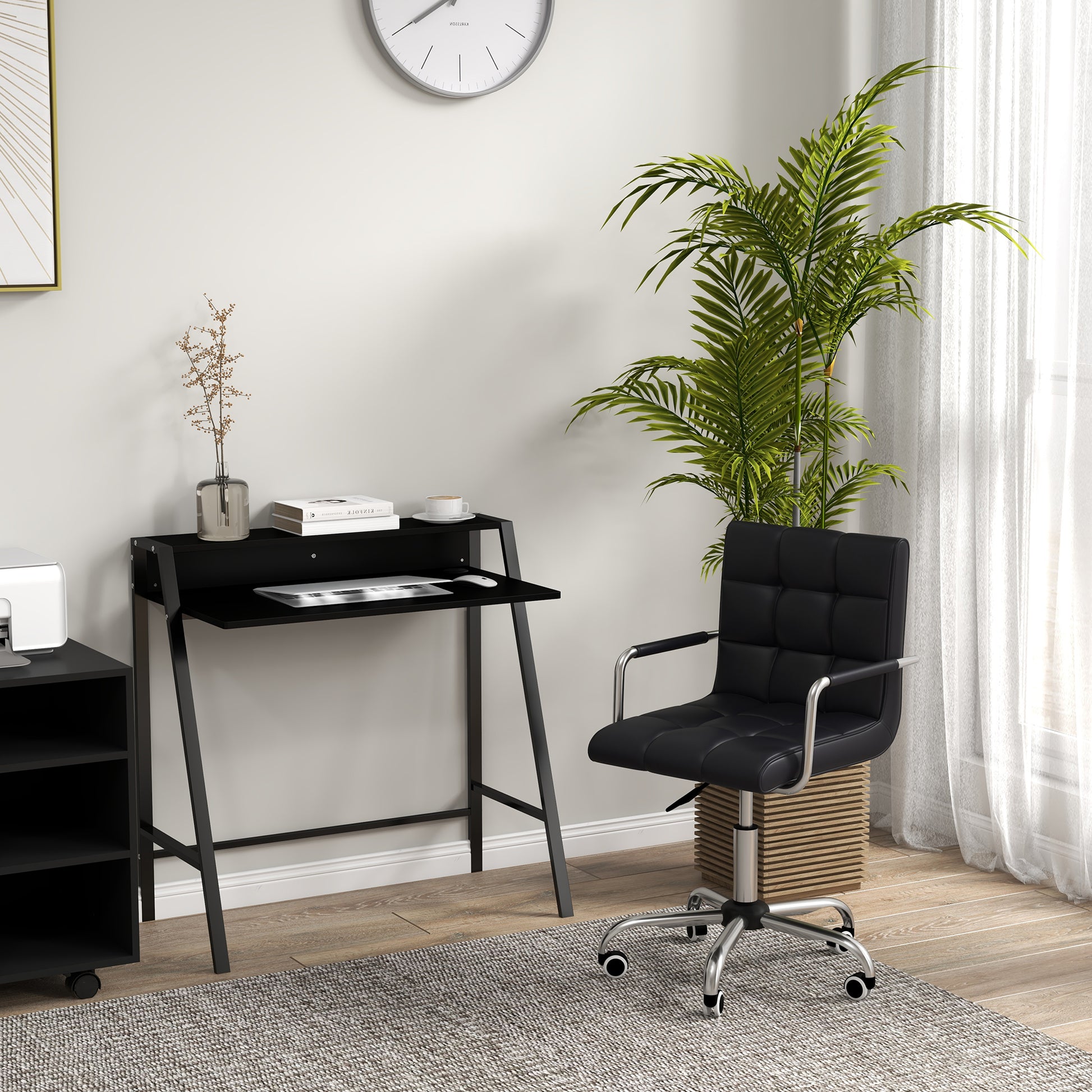 Office Chair and Computer Desk Set