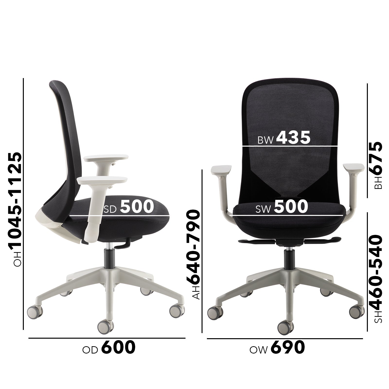 Sway mesh back operator chair - ChairwayUKOperator ChairSWY300K2 - GSway Mesh Back Operator Chair