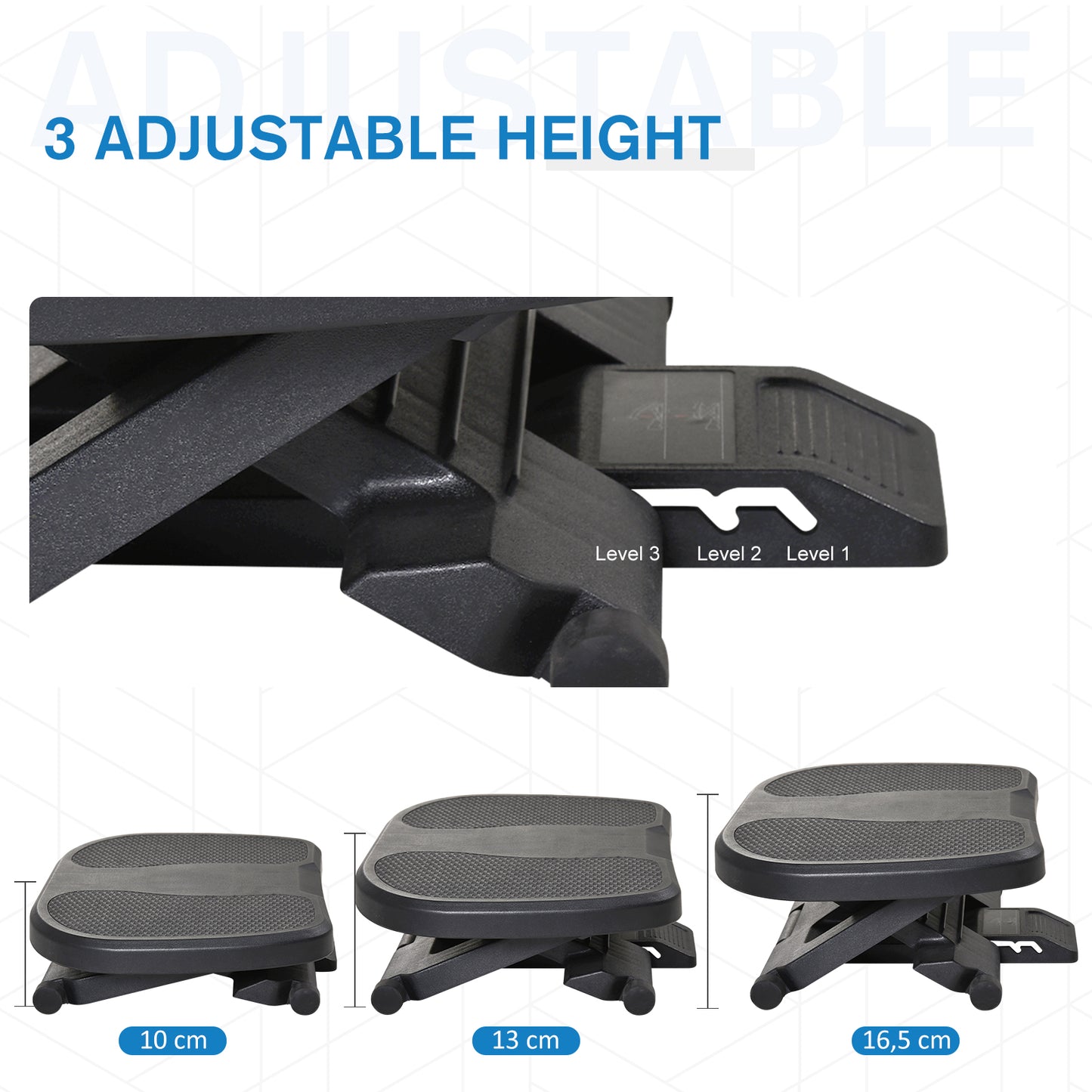 Adjustable Height Footrest