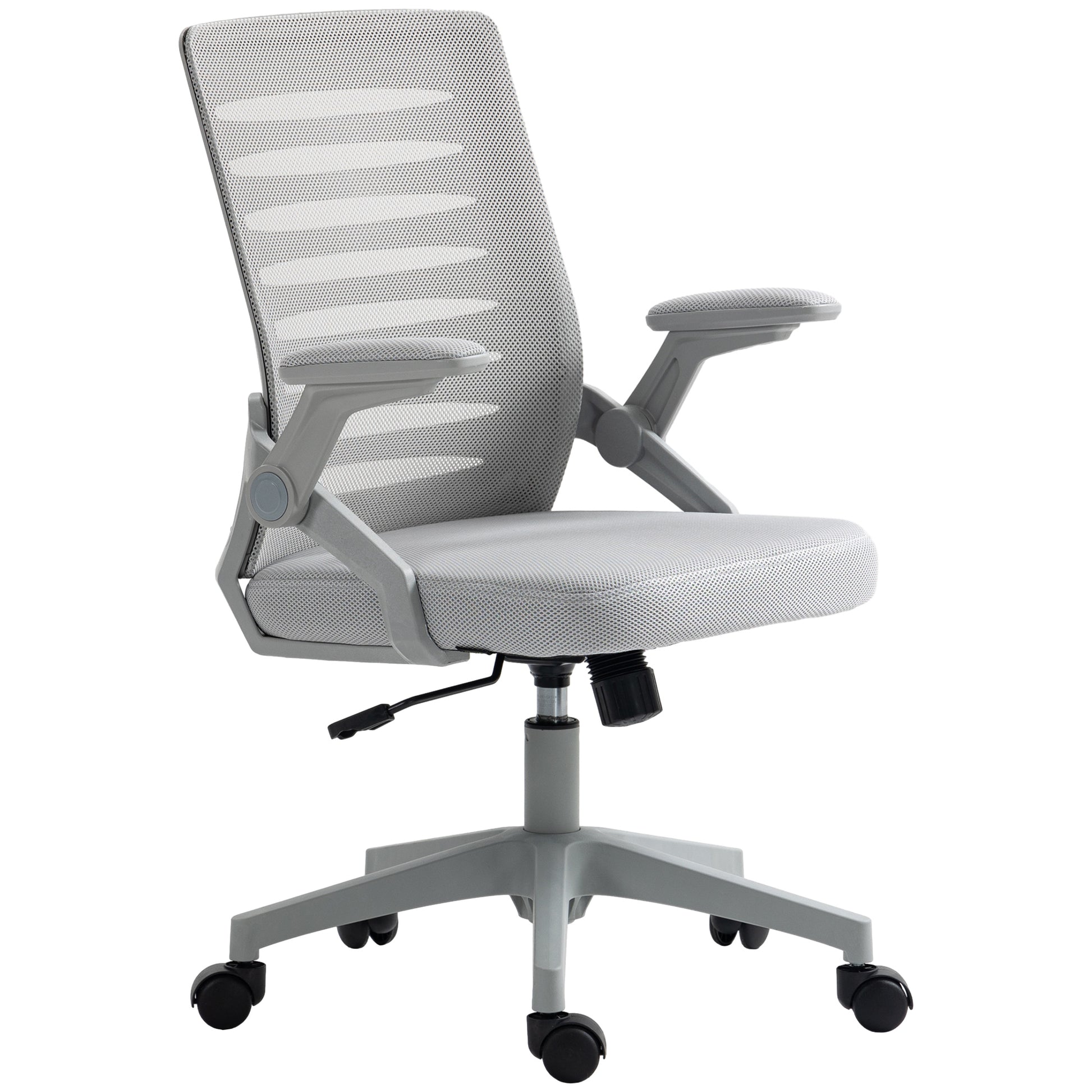 Image for Vinsetto Mesh Office Chair, Swivel Task Computer Chair for Home with Lumbar Support